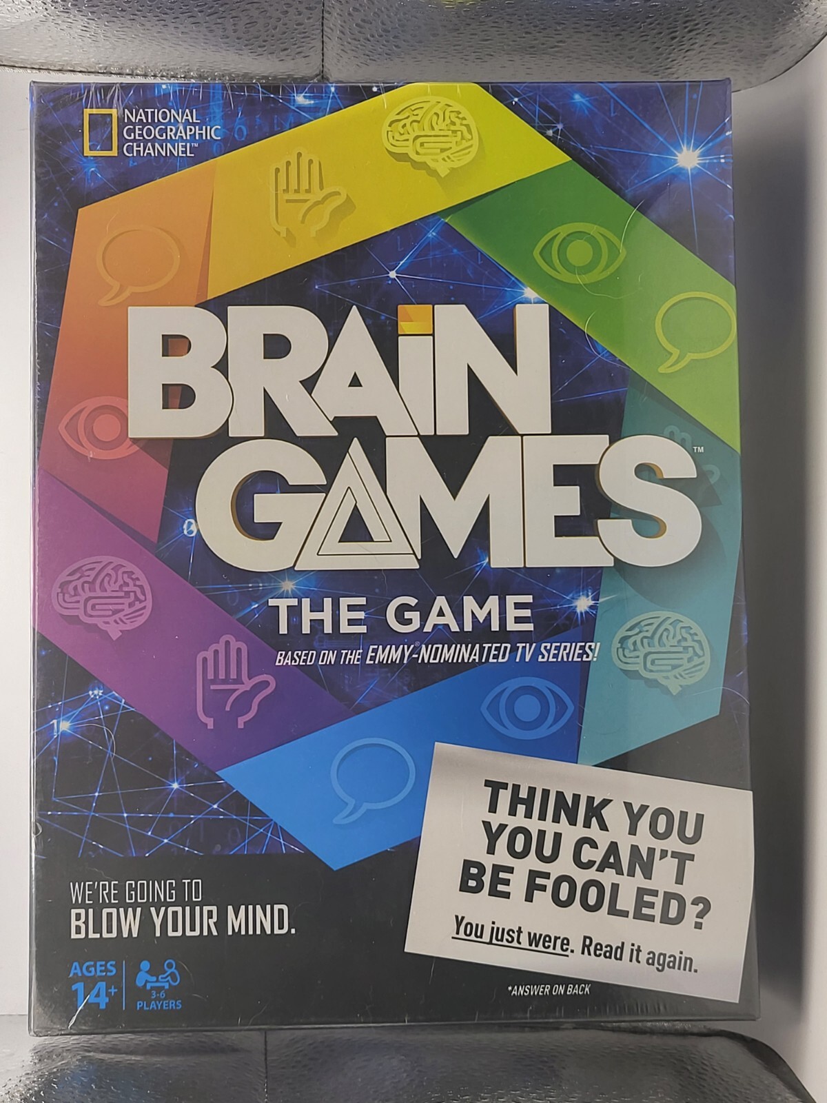 Brain Games Board Game – The National Geographic Channel- Brand New Sealed