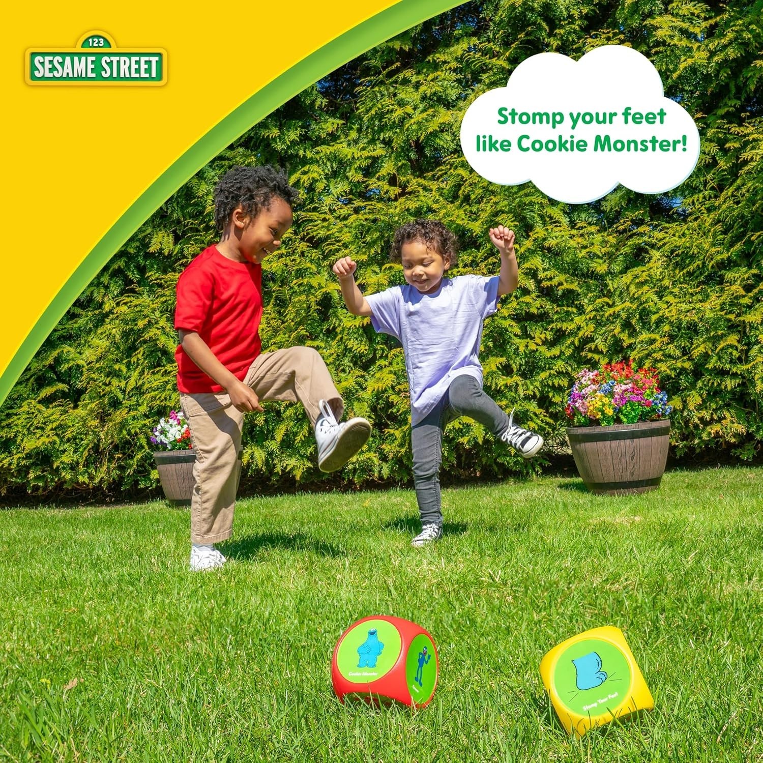Sesame Street Dice Imagination Act Out the Action Game | Family Game Night fo…