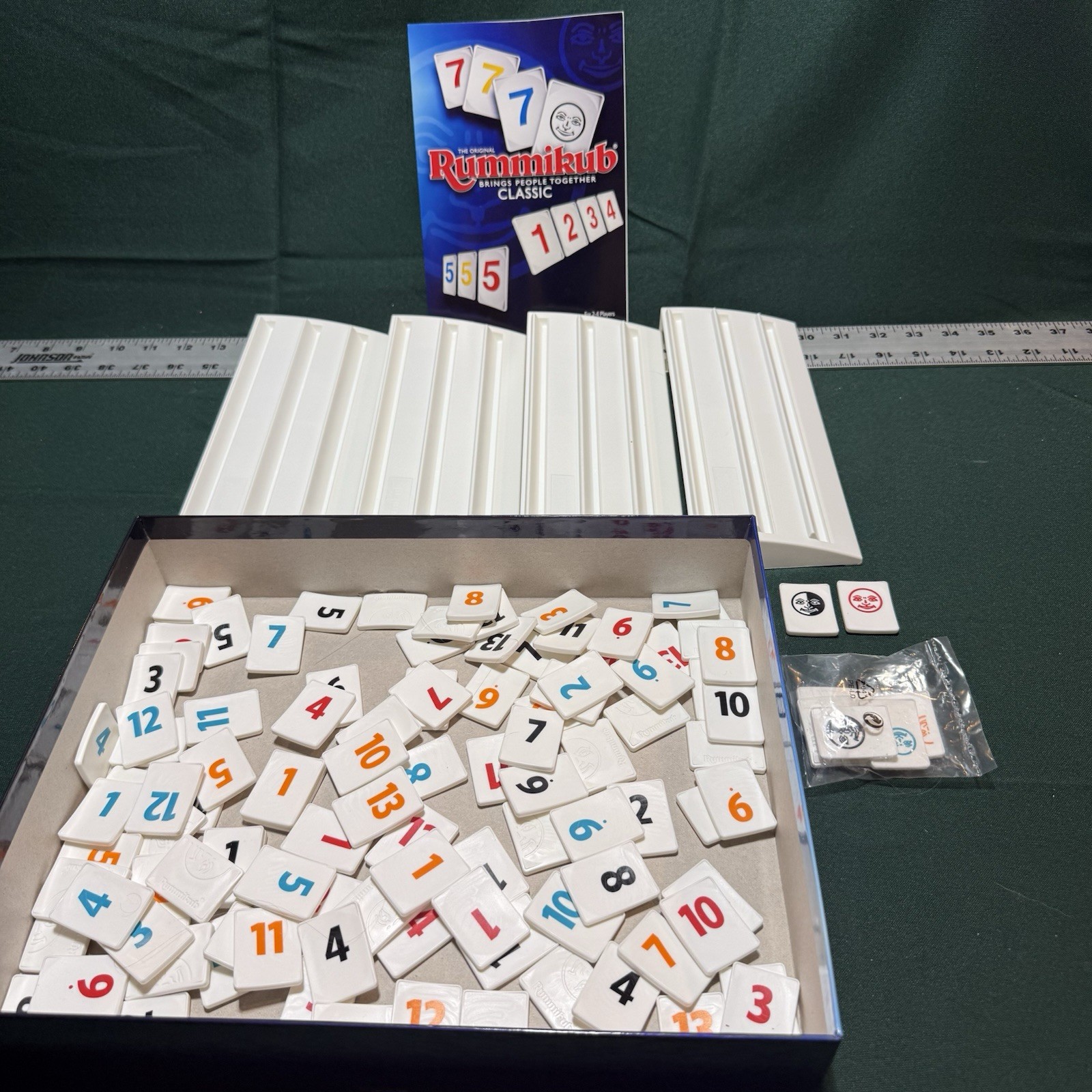 The Original Pressman Rummikub Classic Game Bonus Jokers Complete
