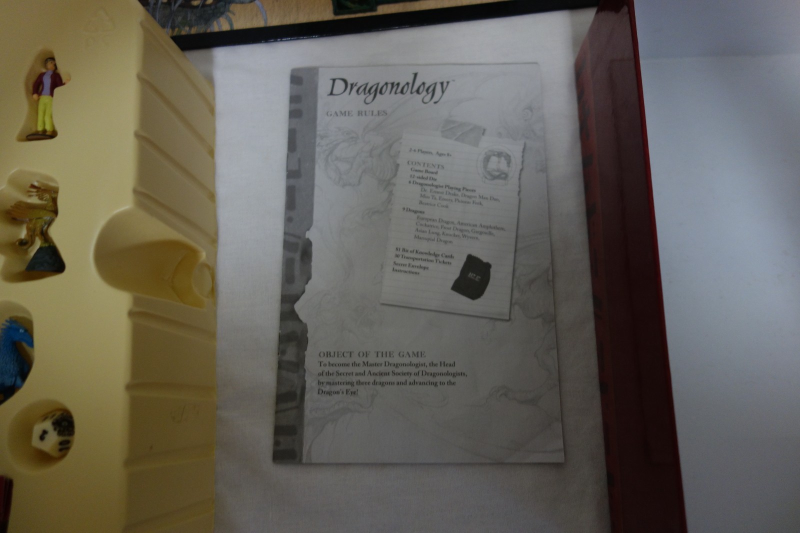 Dragonology The Game 2006 Sababa Toys Fantasy Board Game 100% Complete