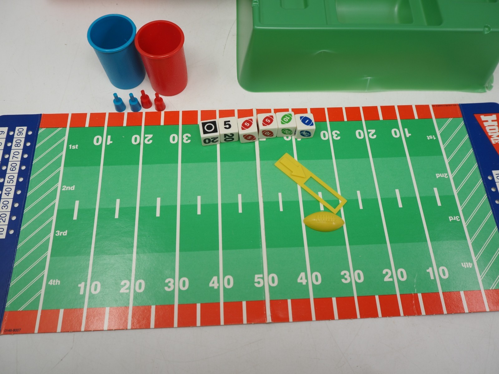 Vintage Half Time Football Dice Game Lakside Complete