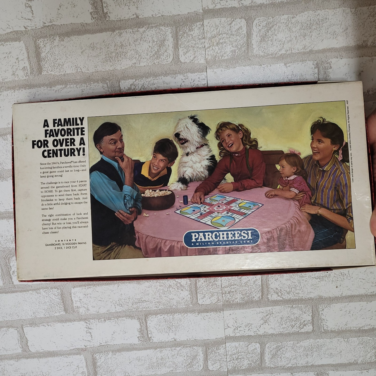 Vintage 80s 1989 Parcheesi Board Game MB #4037 Family Game Night Complete EUC