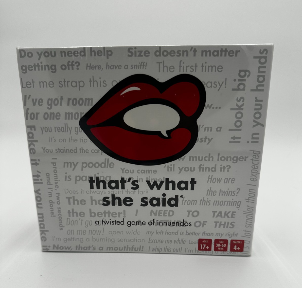NEW Sealed That’s What She Said Adult Party Game Twisted Innuendos 17+