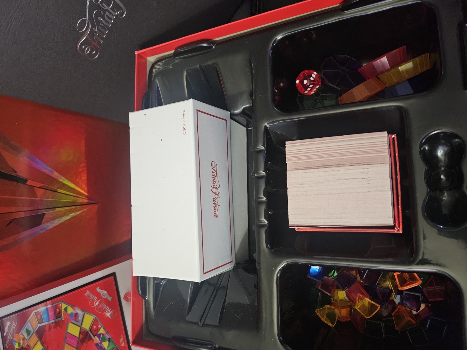 Hasbro Trivial Pursuit 40th Anniversary Ruby Edition Game Board – E1923