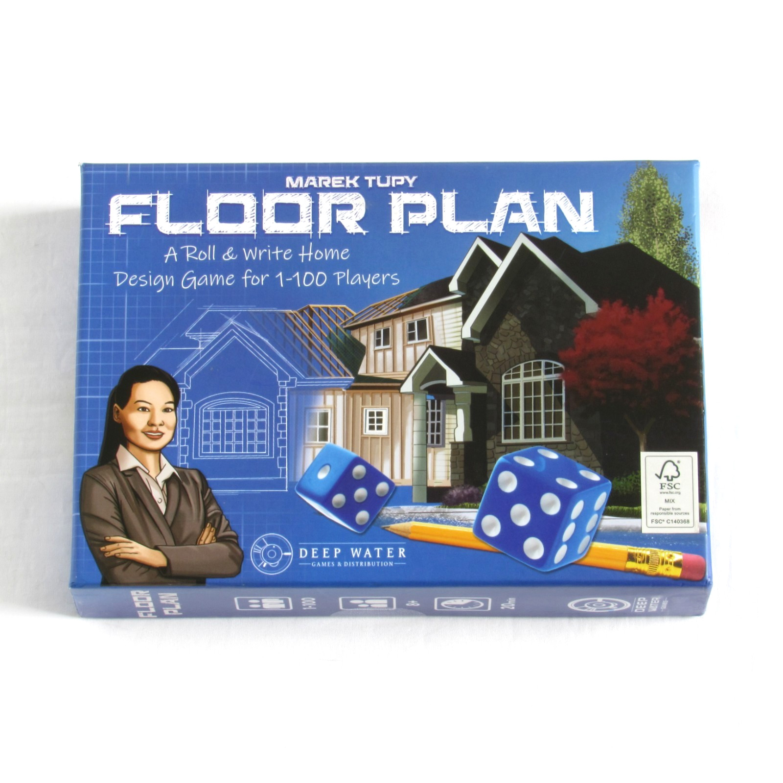 Floor Plan Board Game 2020 Deep Water New Sealed