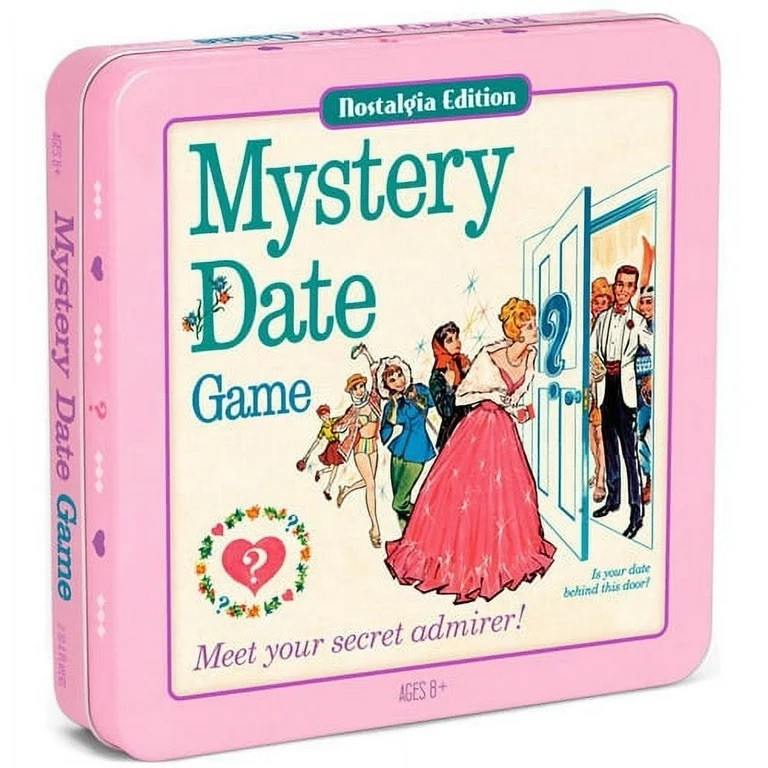 HASBRO Mystery Date Board Game Nostalgic Edition Damaged Tin NWD $40