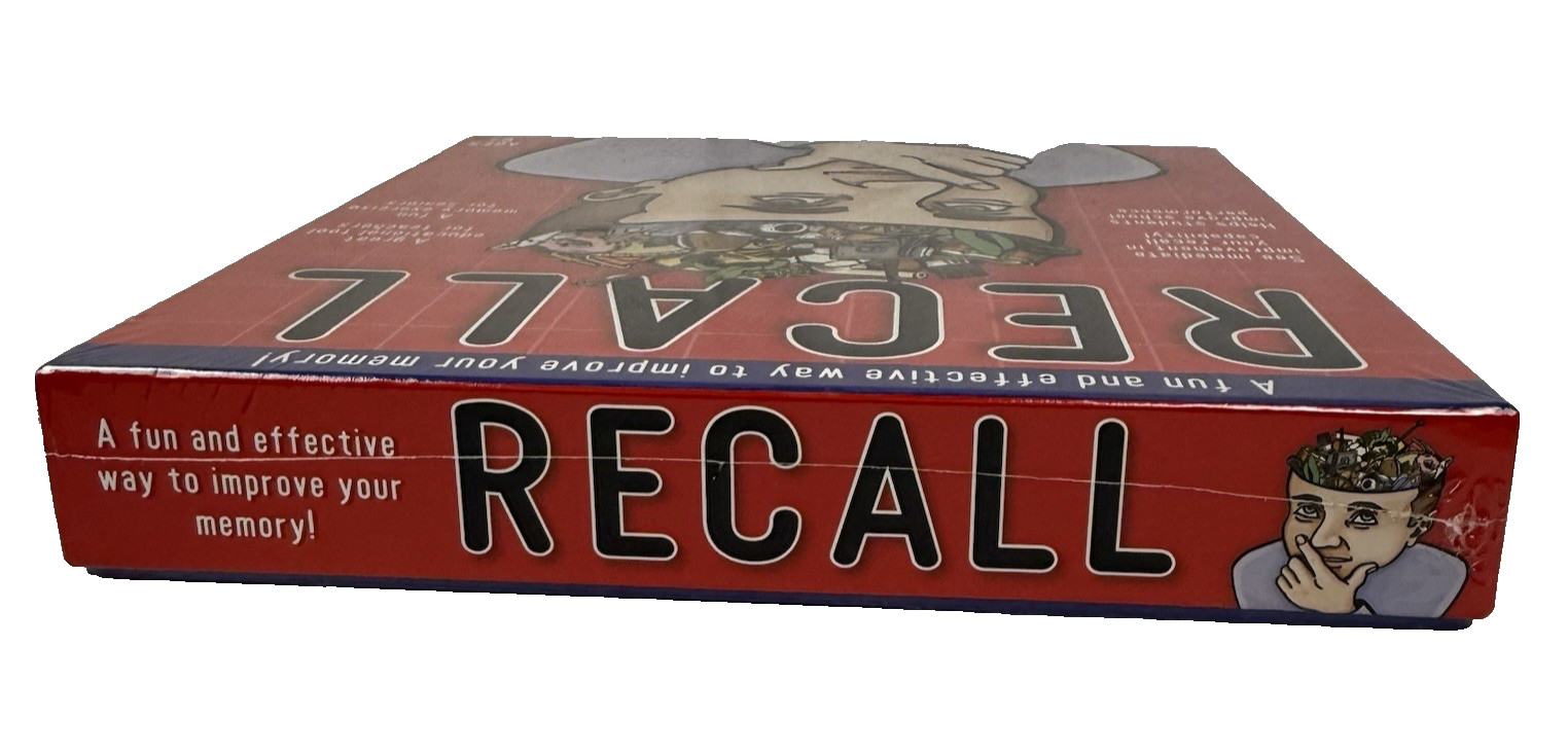 Recall Board Game LMD Enterprises 2011 Memory Improvement 2011 SEALED NOS