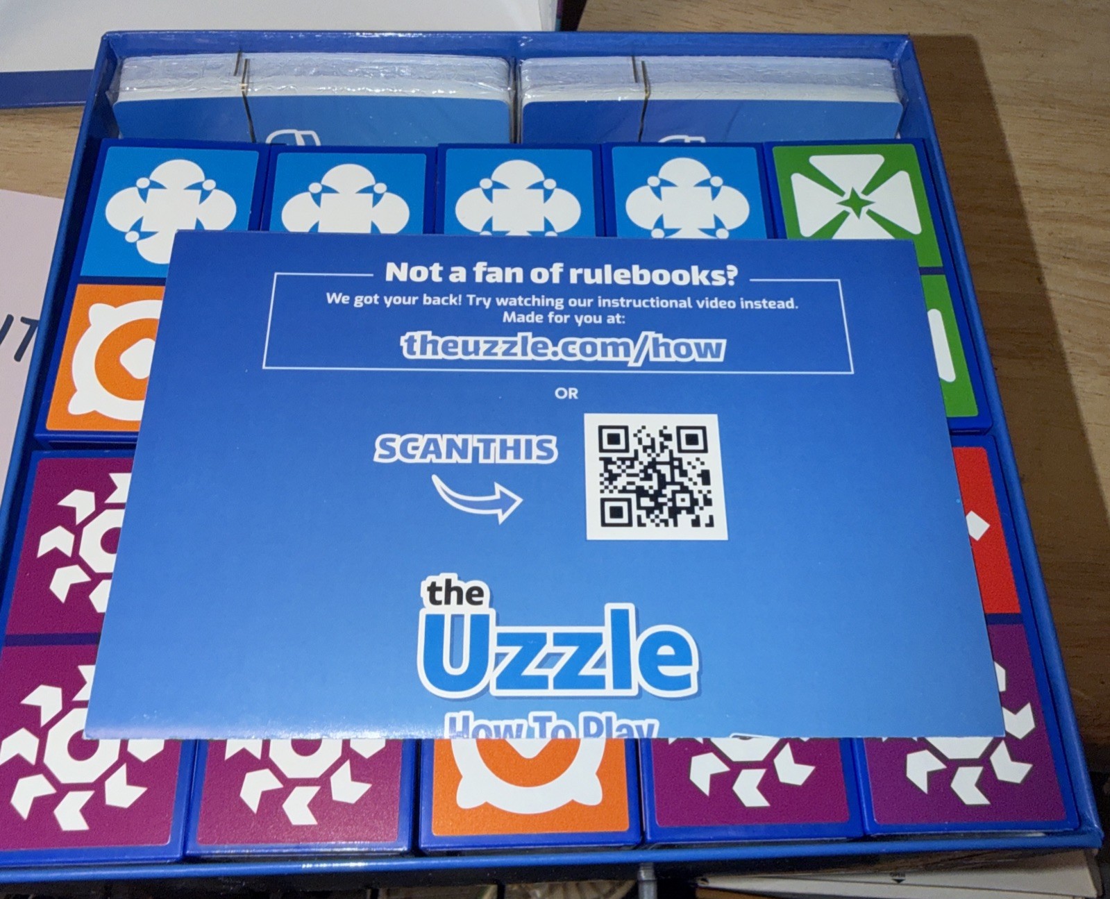 The Uzzle Board Game Block Puzzle -brand New In Box