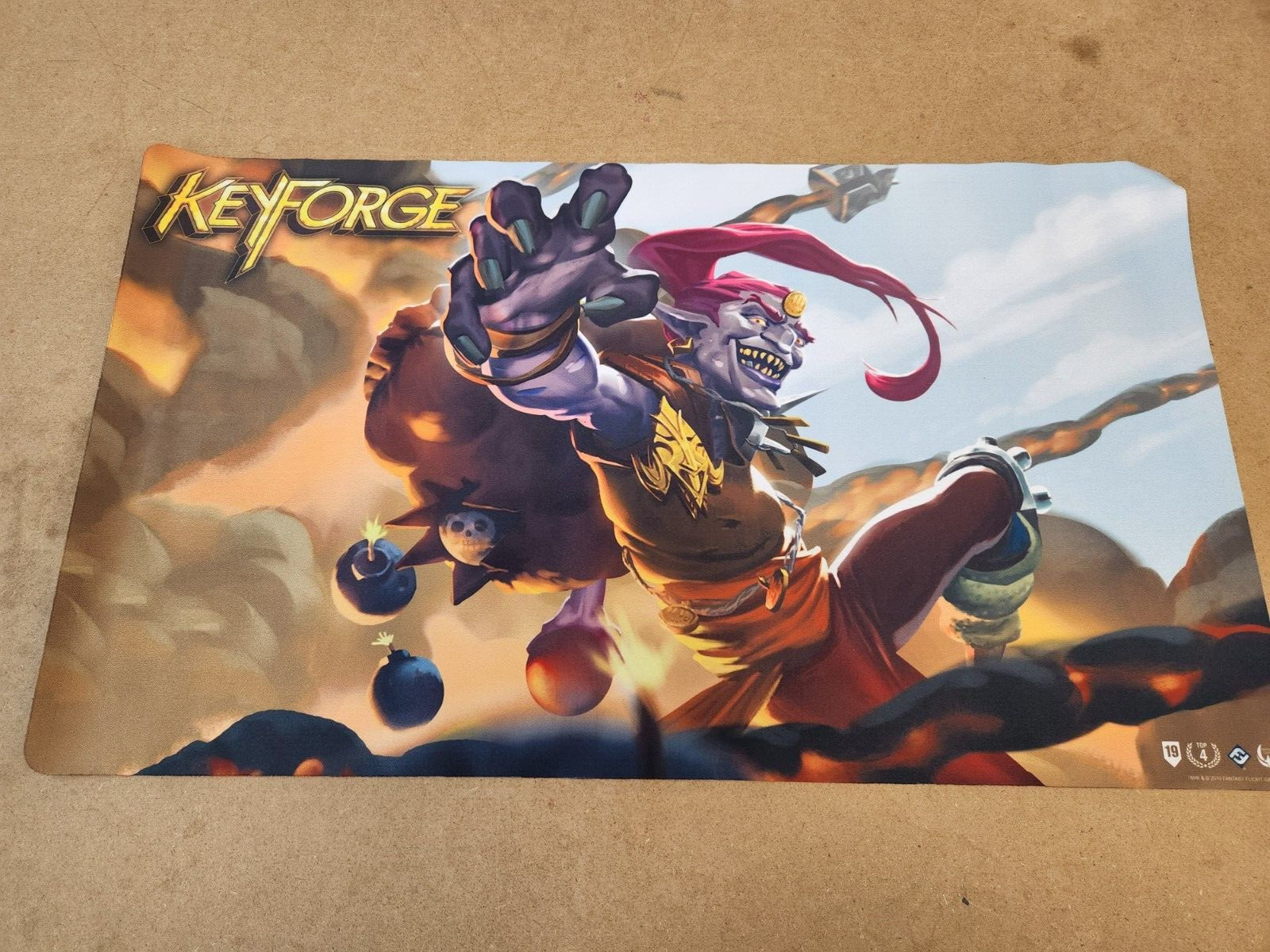 Keyforge Fantasy Flight Promo Playmat – Brobnar