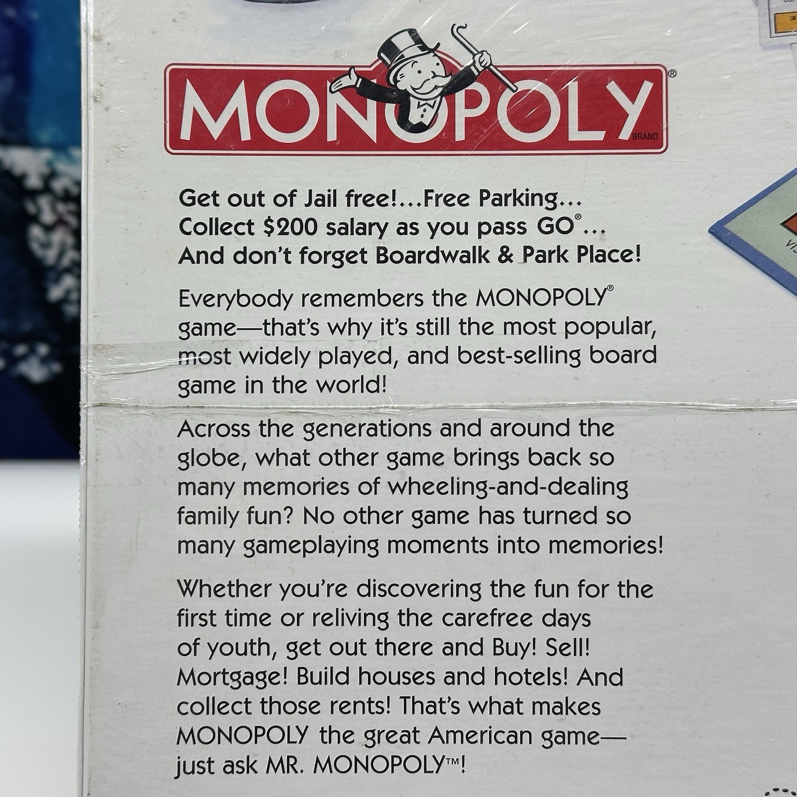 MONOPOLY Property Trading Game Ages 8-Adult Vintage 1999 Family Fun Sealed NEW!