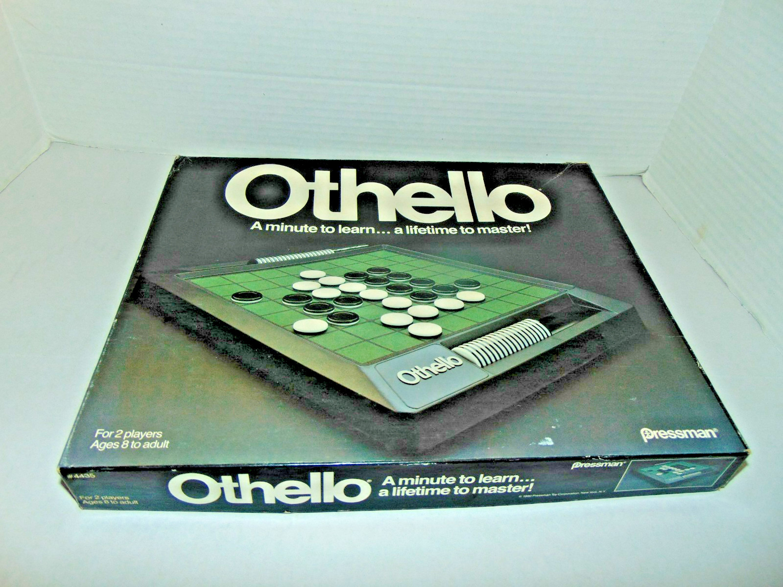 Vintage, Othello Pressman, 1990, Version Strategic Board Game, Complete