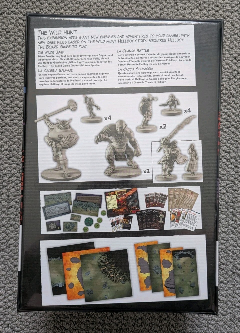 Hellboy The Board Game The Wild Hunt Expansion | Horror Game | Mystery Game |