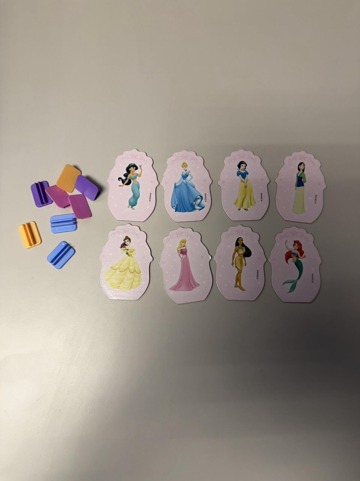 2004 Monopoly Junior Disney Princess Edition 100% COMPLETE Game Parker Brothers