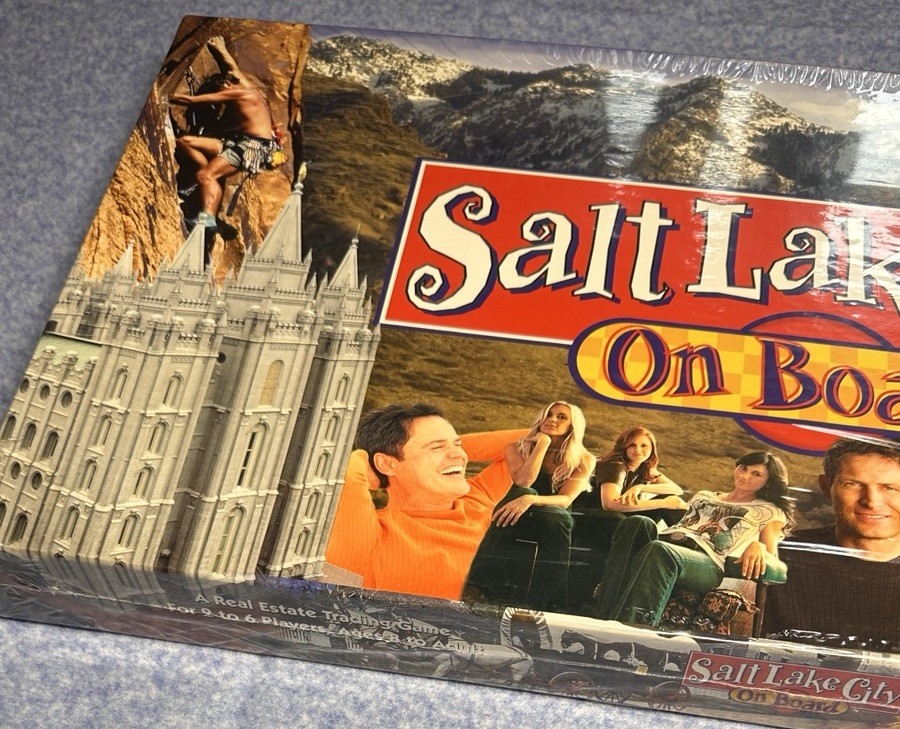NEW Salt Lake City On Board Family Night Game Salt Lake Utah Theme Not Monopoly