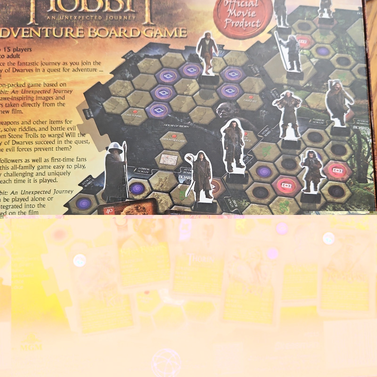 The Hobbit an Unexpected Journey Adventure Board Game Epic Quest 6213 Hobbit