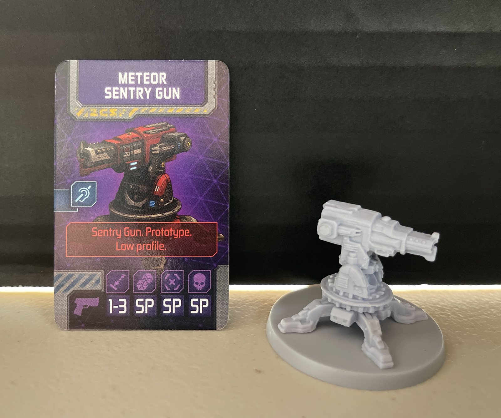 Meteor Sentry Gun – Invader Zombicide CMON Board Game
