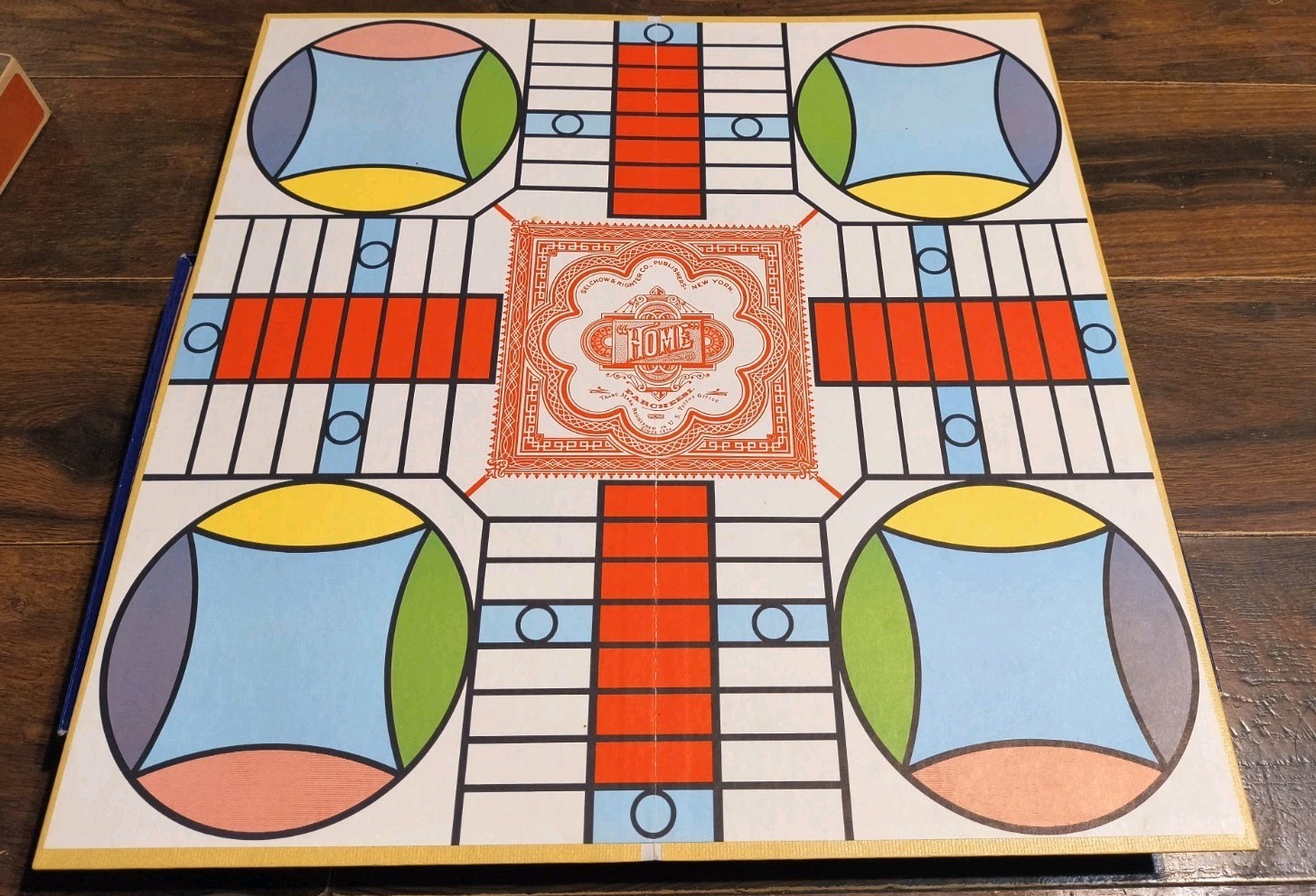 Vintage 1964 Parcheesi Board Game Gold Seal Edition Complete