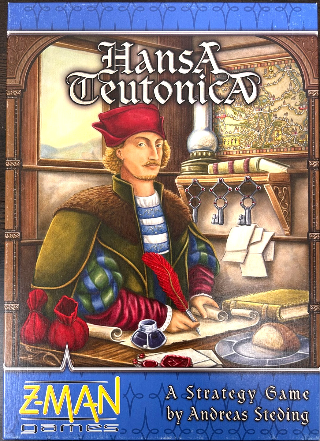 Z-Man – Hansa Teutonica Board Game + East Expansion (Sealed) – COMPLETE! EX/NM!