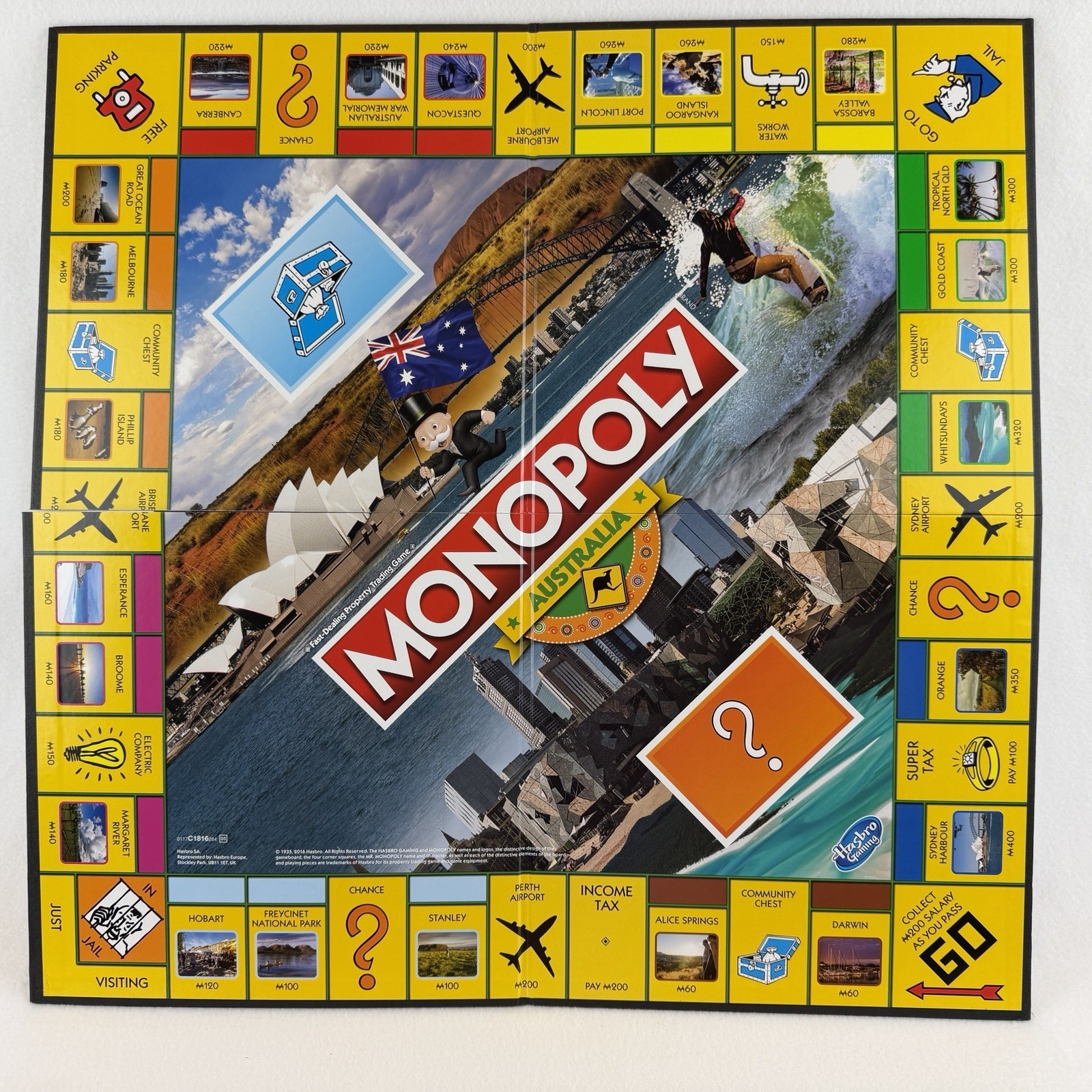 Hasbro Monopoly Australia Board Game Special Edition 2016 New Opened Box