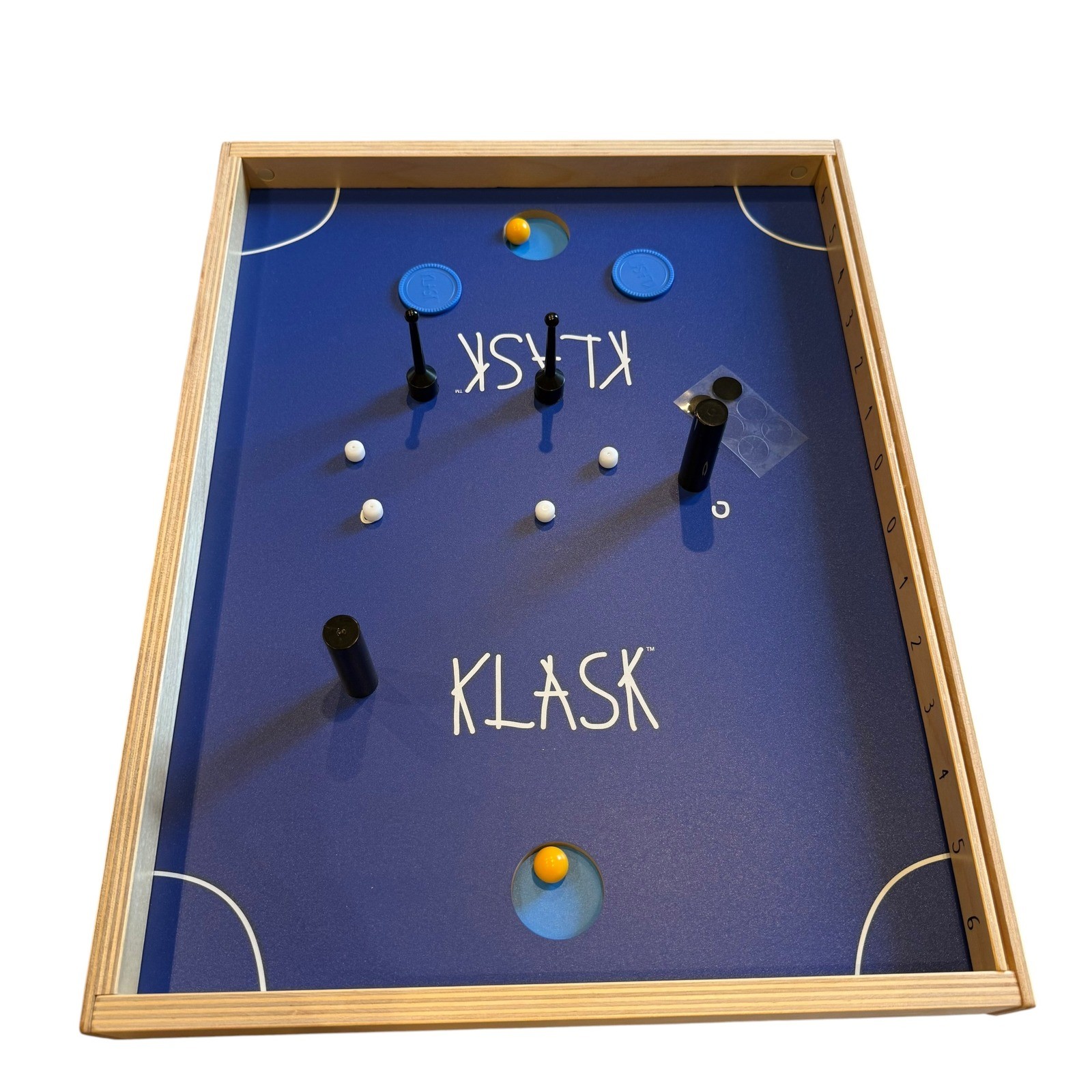 KLASK Magnetic Battle Board Game Award Winning Tabletop Strategy Game Blue