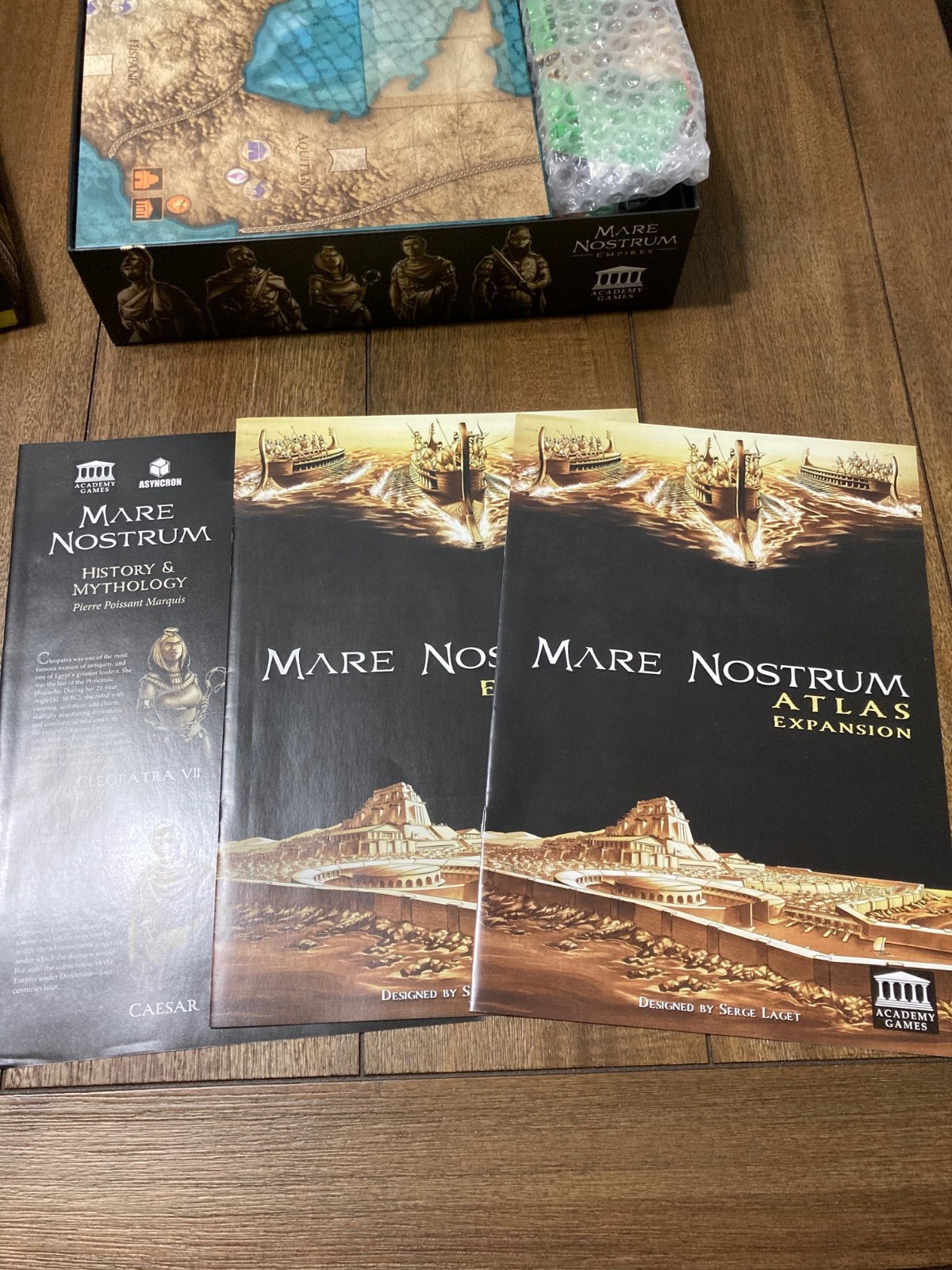 Mare Nostrum Empires with Atlas Expansion and Extra Set of Dice
