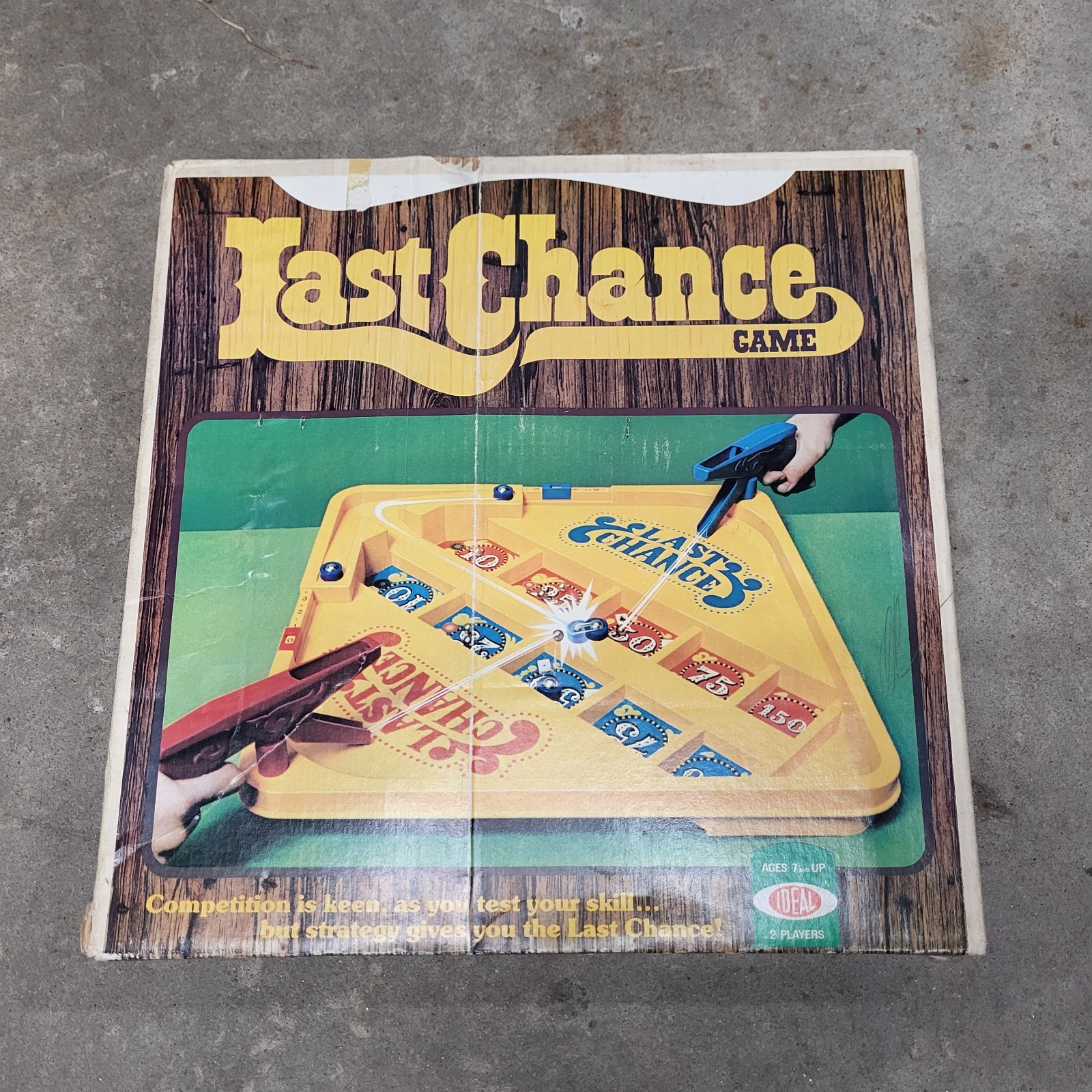 Ideal Last Chance Board Game No. 2005-7 EXTREMELY RARE CIB