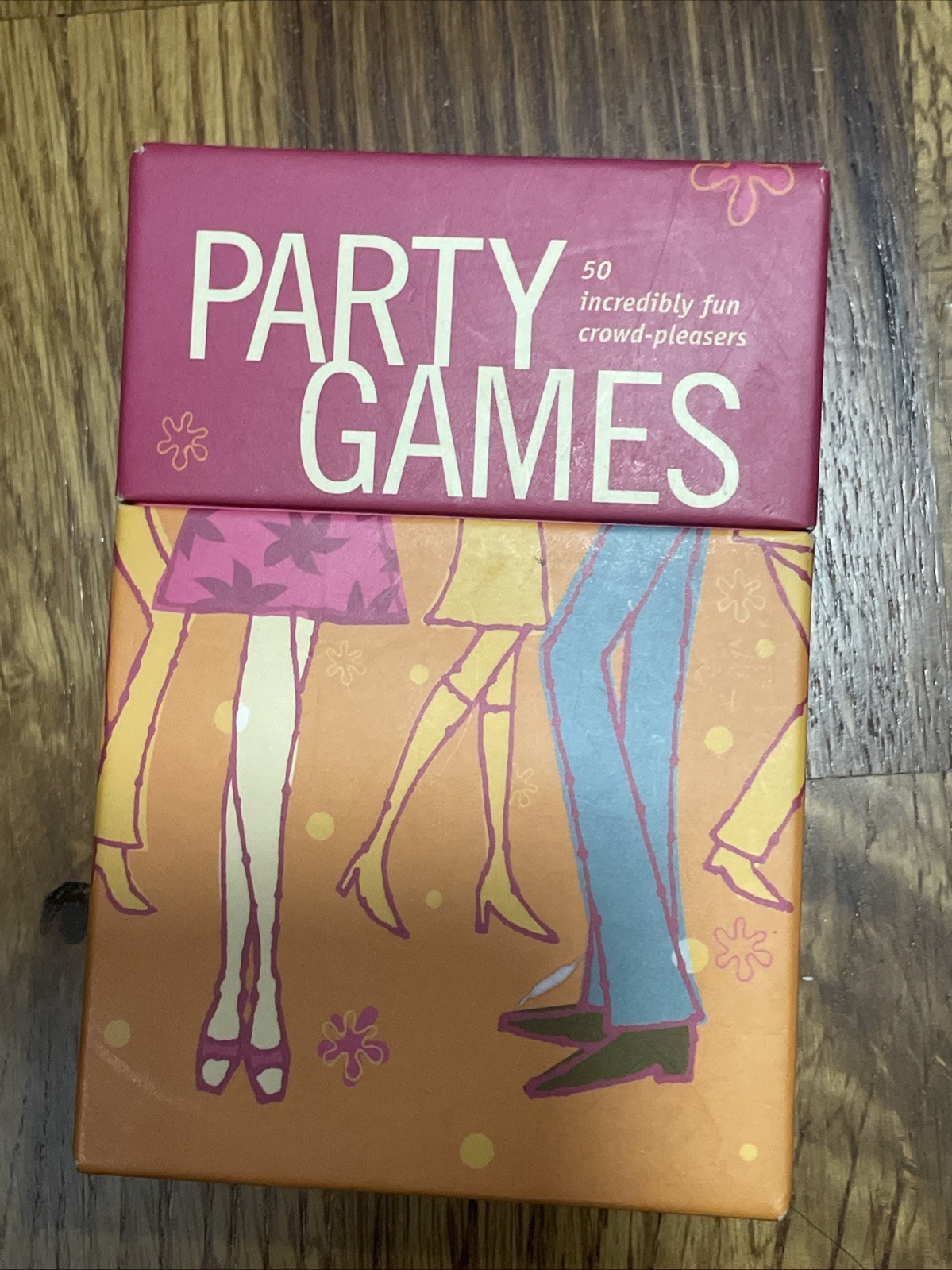 Vtg PARTY GAMES card set 50 Incredibly Fun Crowd Pleasers 2002 mixers Charades