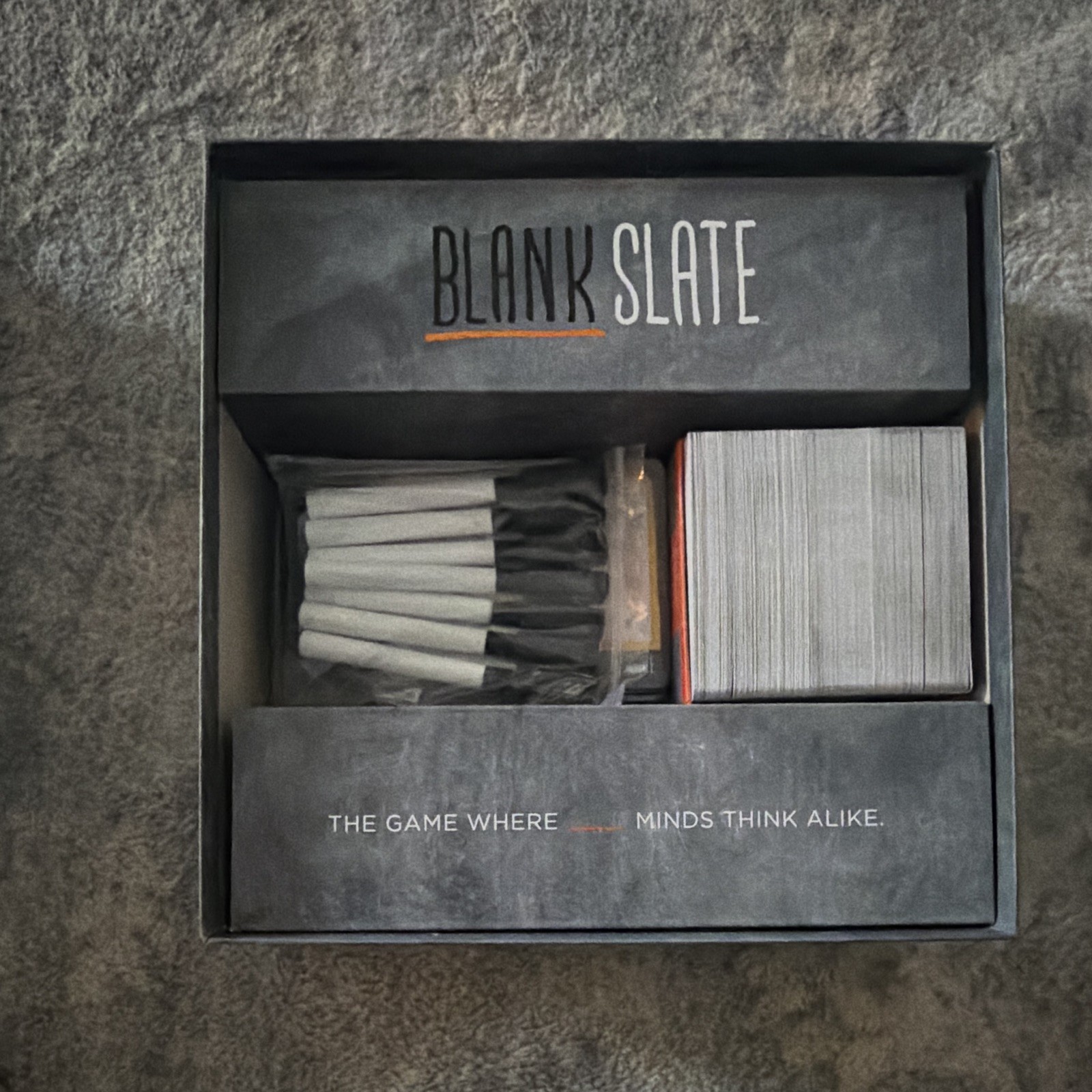 OP Games Blank Slate Word Board Game w/ Cards, 3+ Players, Ages 8+