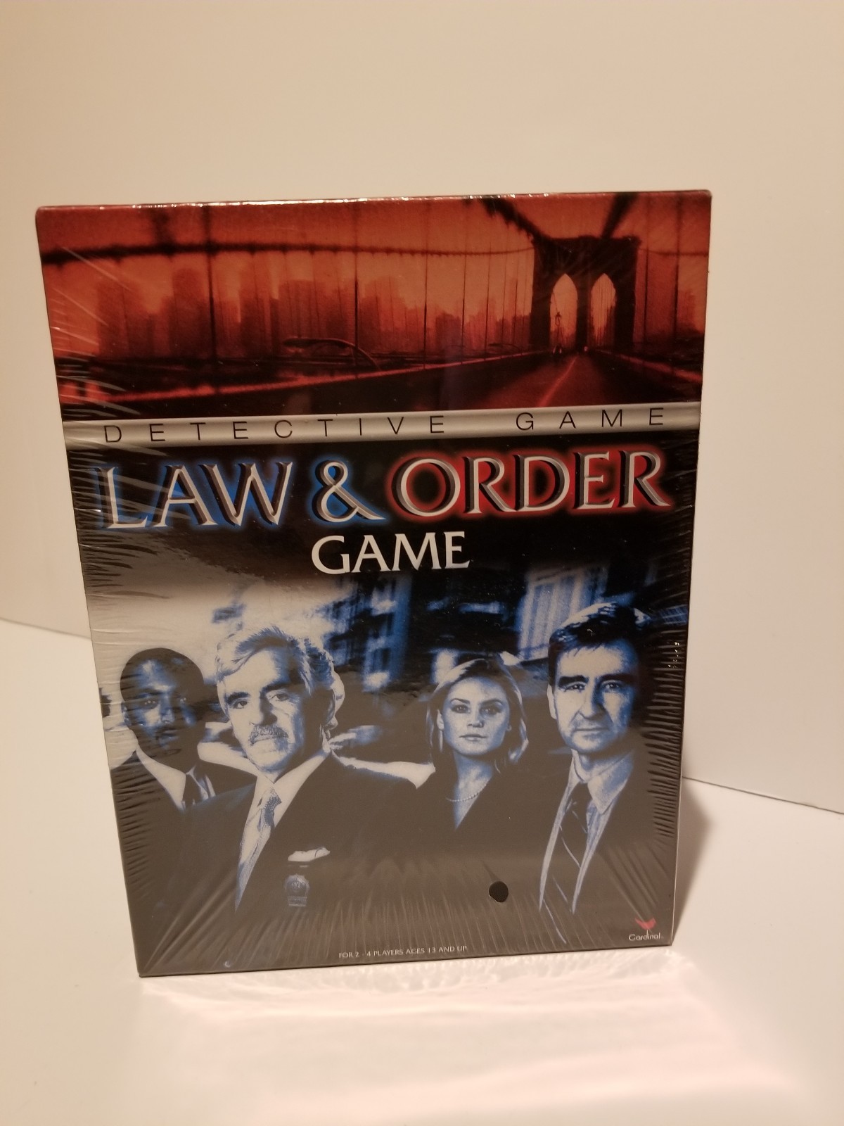 Law & Order Detective Game plastic has slight tear 2-4 players ages 13+ Board gm