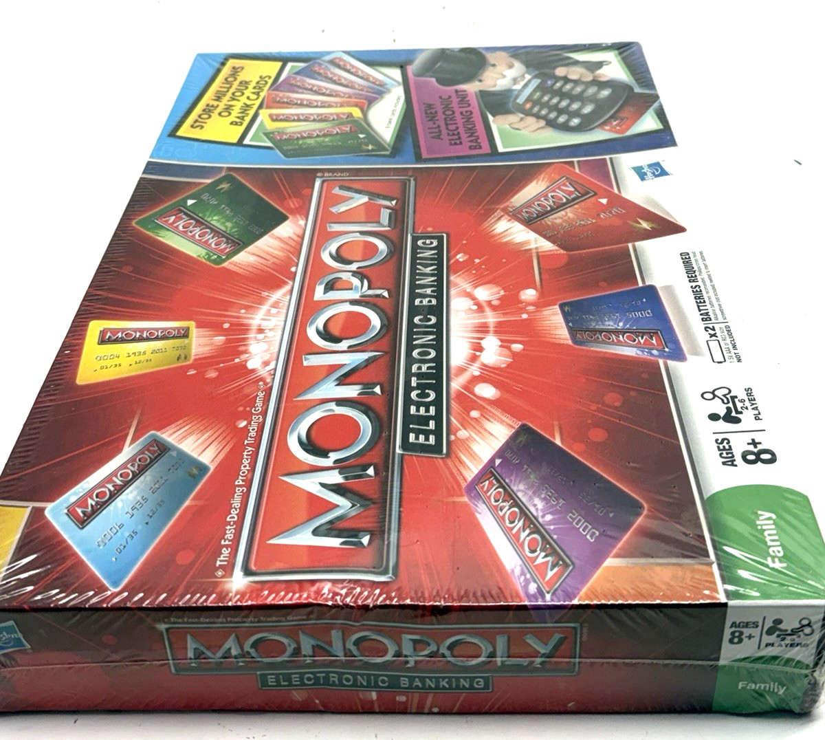 Factory Sealed Hasbro Parker Brothers Monopoly Electronic Banking Board Game