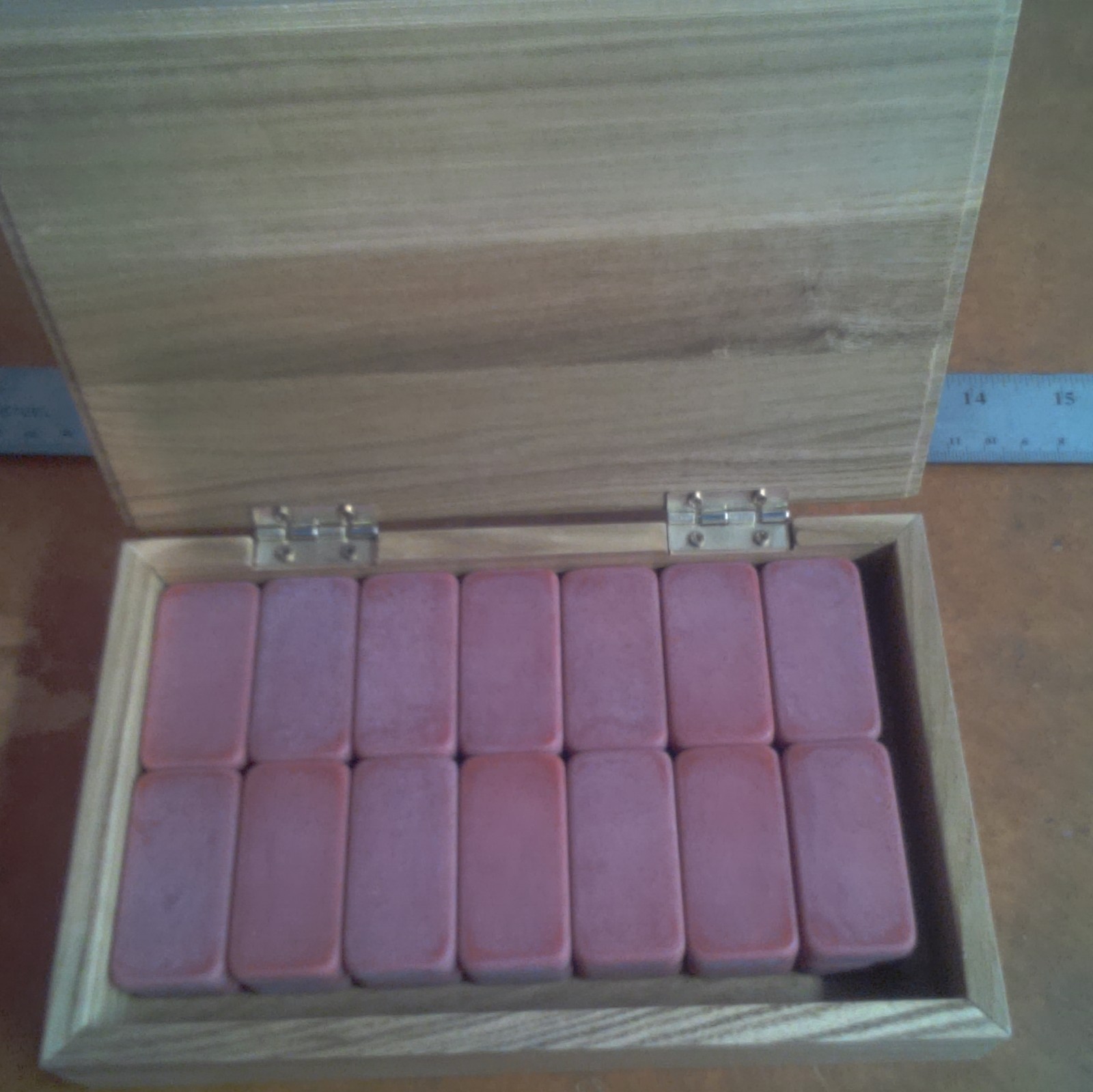Marlboro Adventure Team Branded Wooden Box Dominoes Set Tile Game