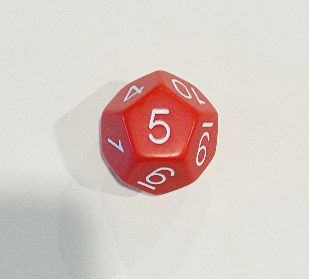 Vintage National Geographic Global Pursuit Game 12 Sided Die Replacement 1987