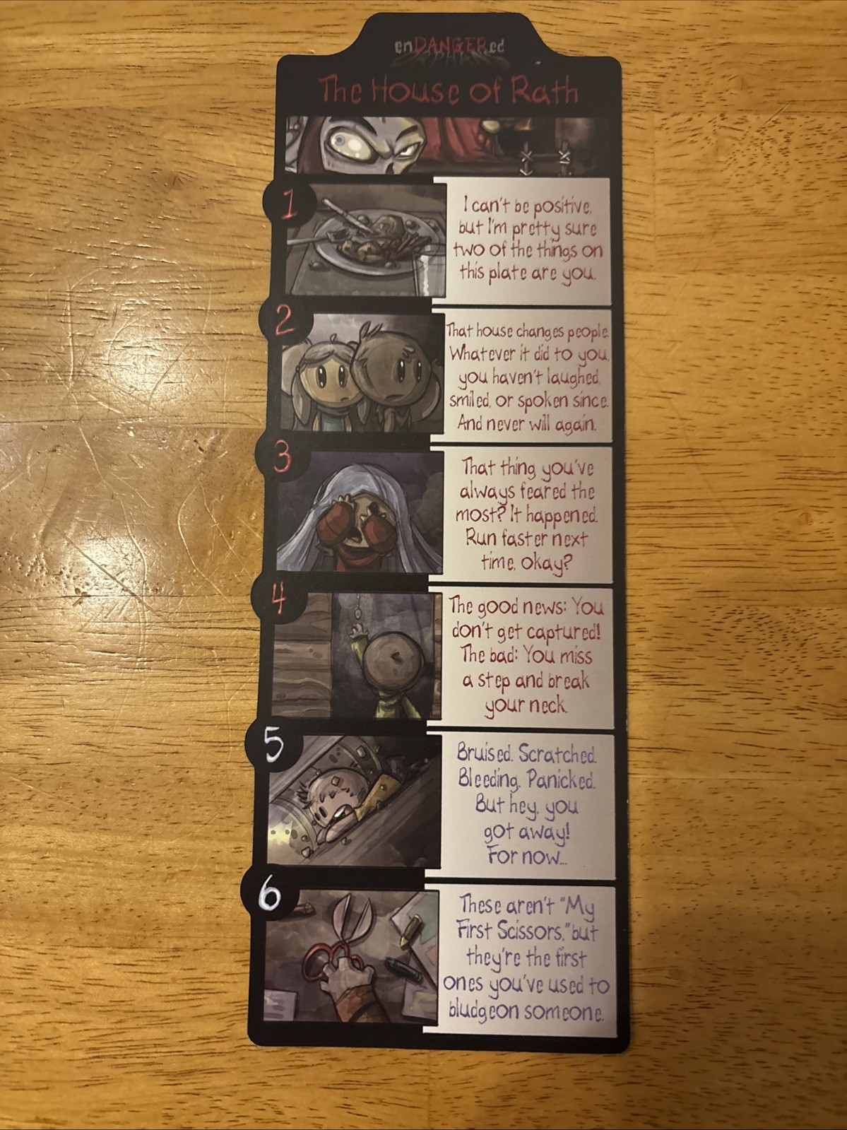 Endangered Orphans: House Of Rath Game Joe Boyden , Age 14+ VGC READ