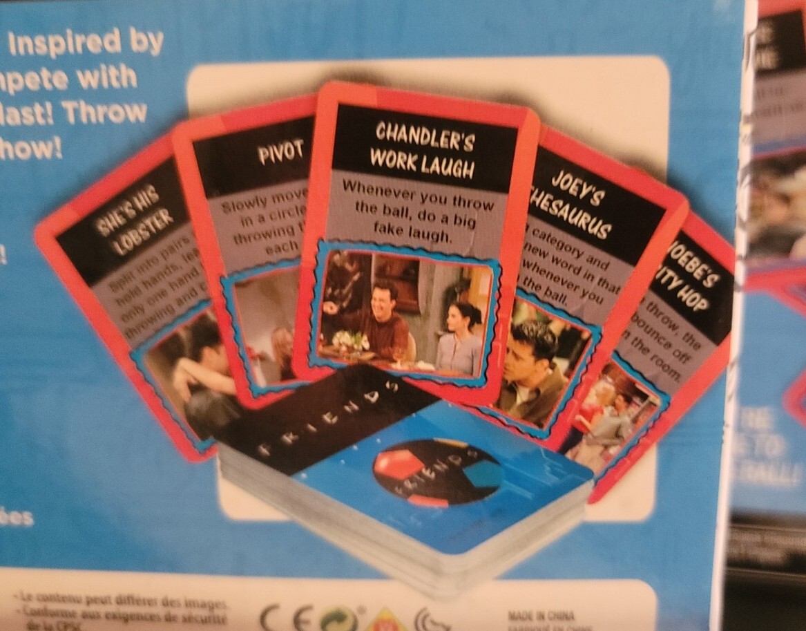 Friends ’90s Nostalgia TV Show The One with The Ball Party Game Teens and Adults