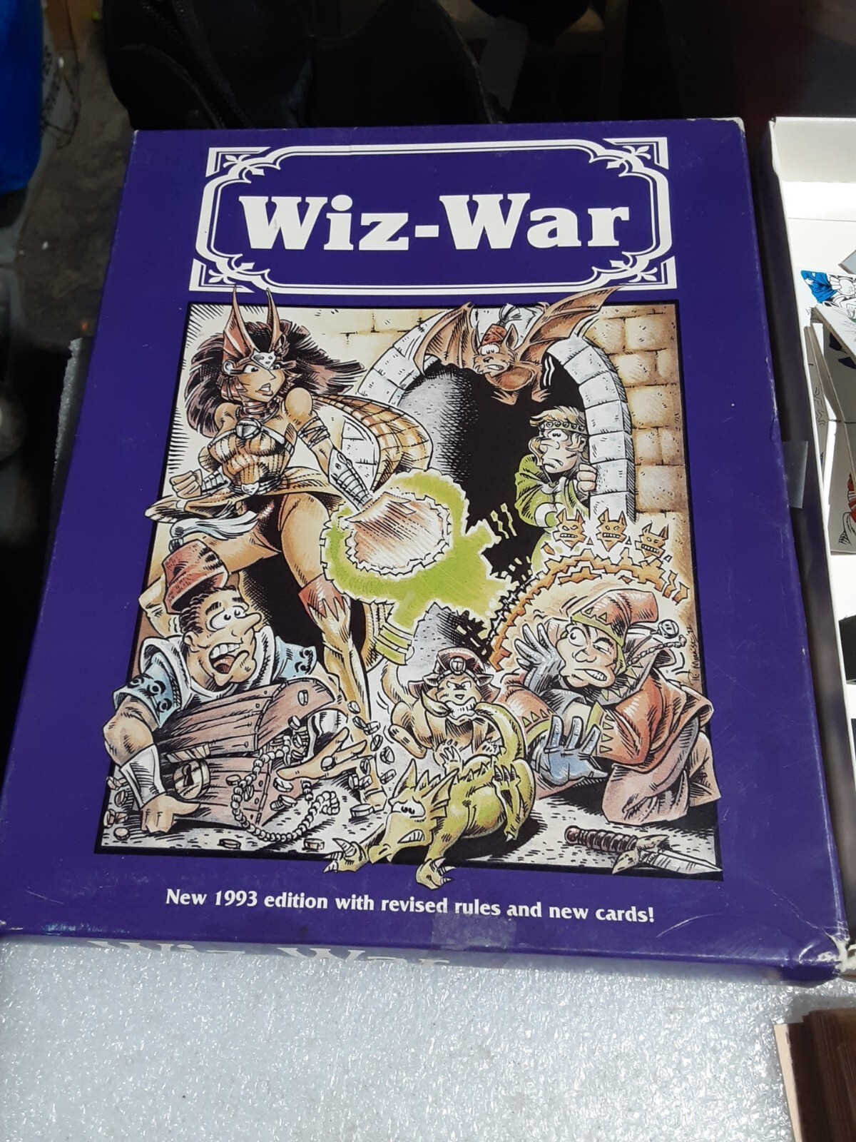 Vtg Chessex Boardgame Wiz-War (6th Ed) Box