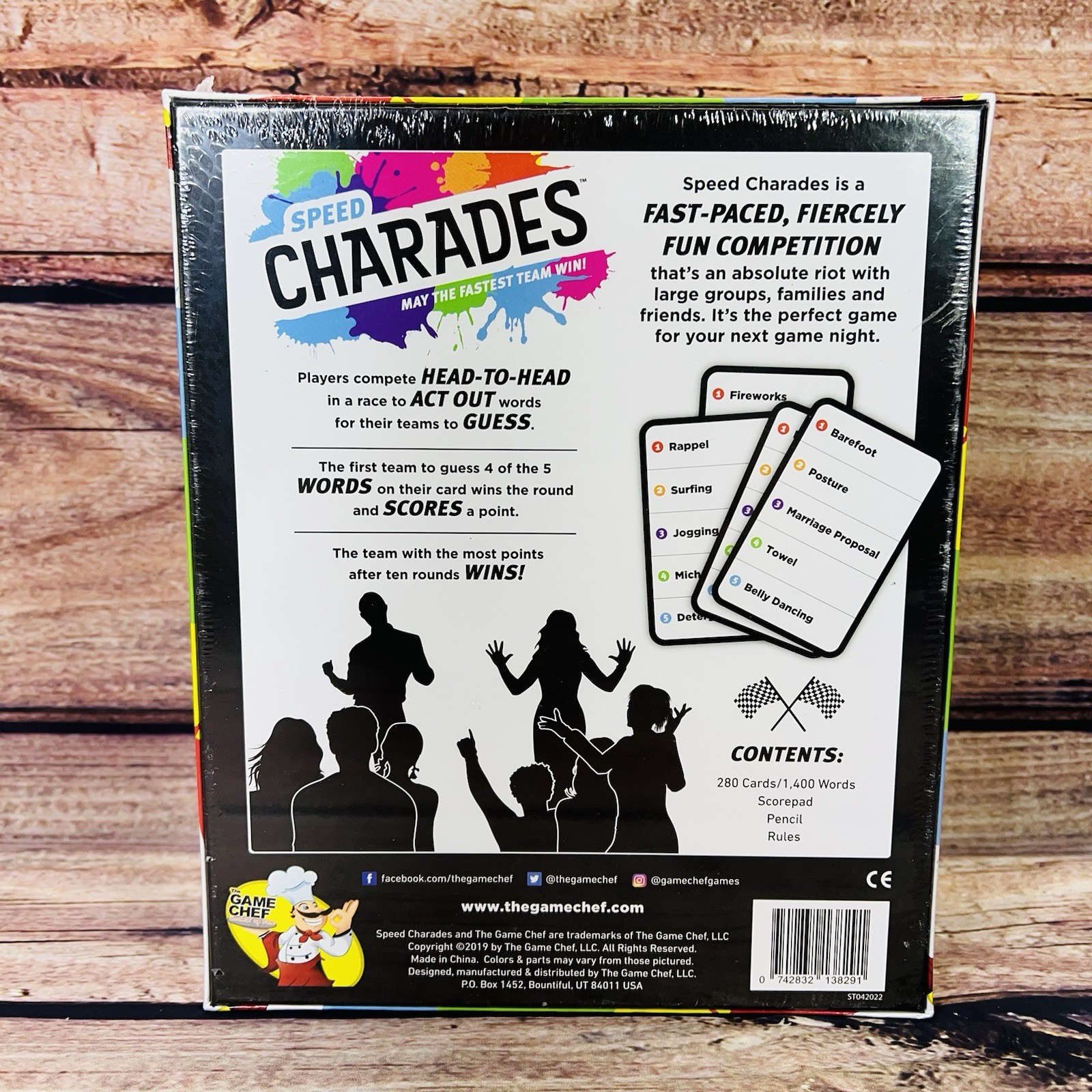 Speed Charades Fast Paced Family Party Game Board Age 13+ BRAND NEW SEALED