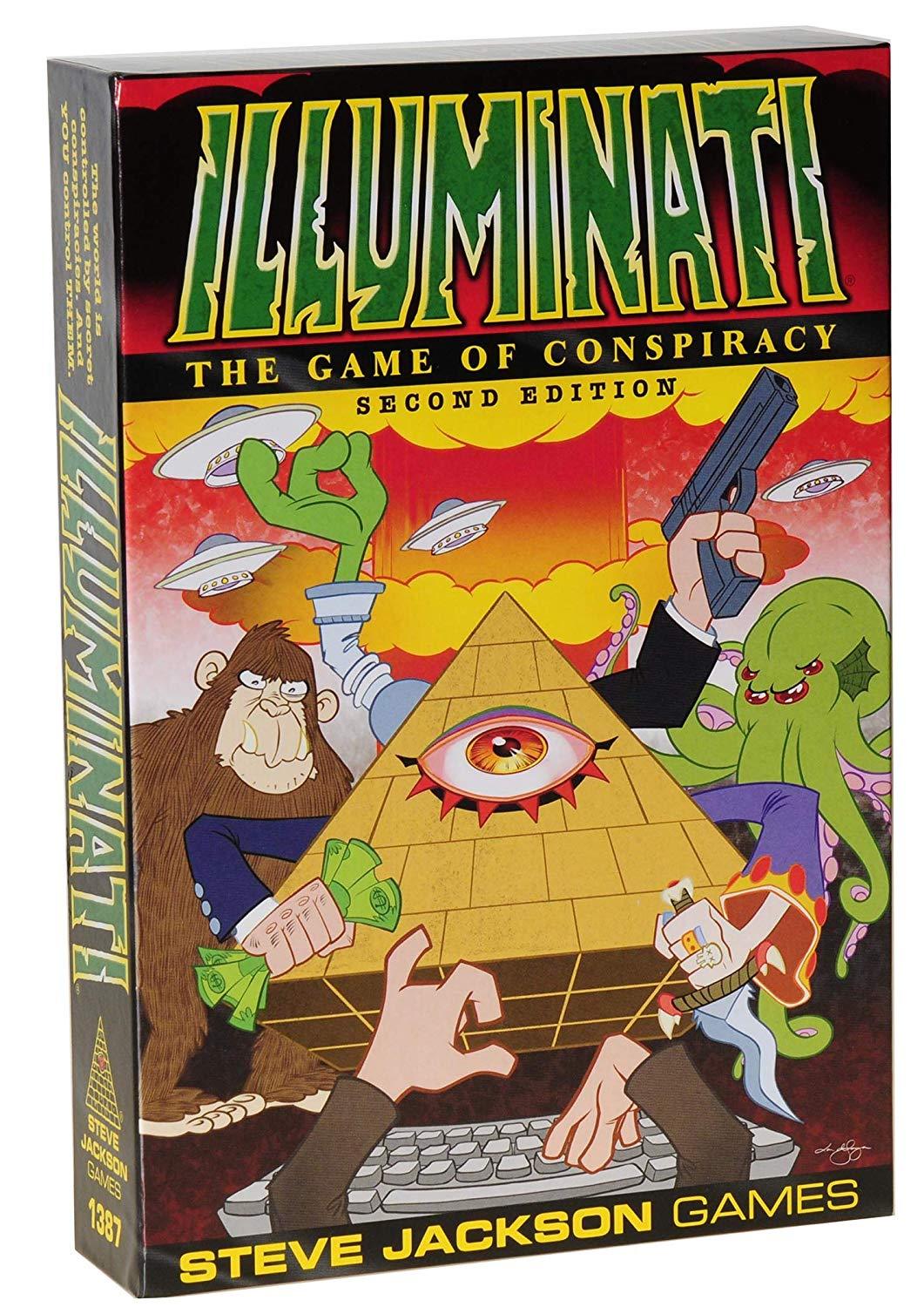 Illuminati 2nd Edition The Game Of Conspiracy Steve Jackson Games SJG 1387 Card
