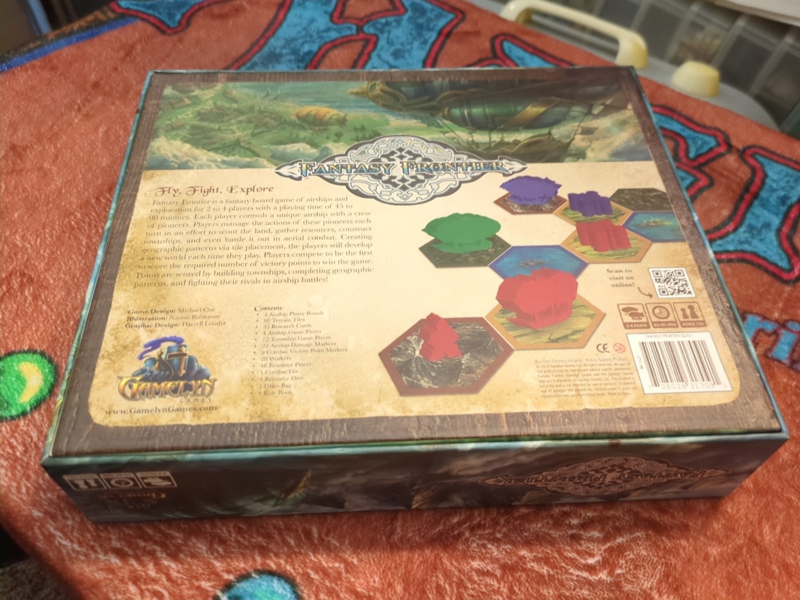 Gamelyn Games: Fantasy Frontier Board Game Fight, Fly, Explore (Complete, 2013)