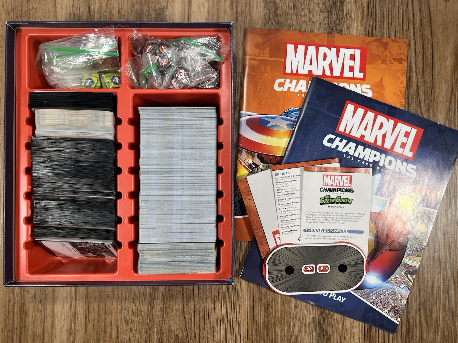 Marvel Champions The Card Game + Rise of Red Skull Expansion