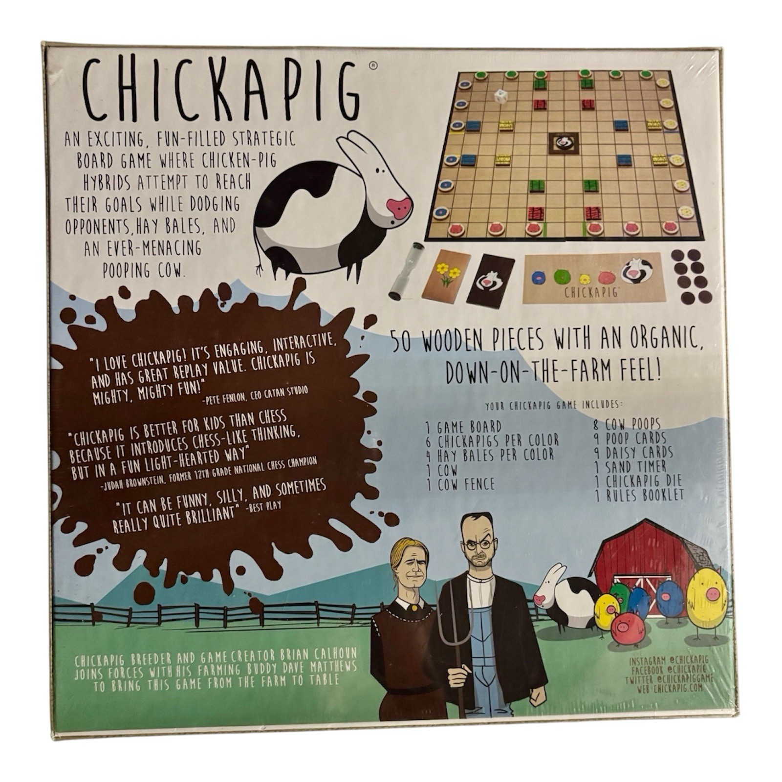 Chickapig Board Game Family Friendly, New Sealed, Brand New *Please Read*