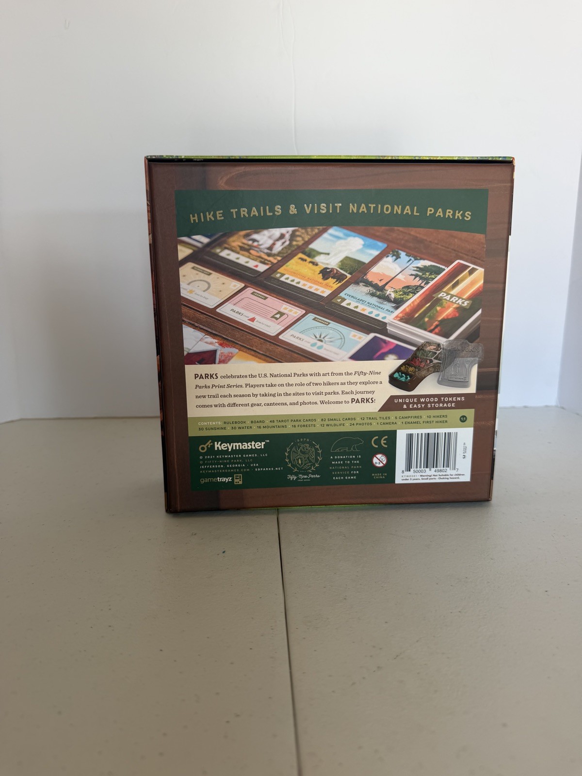 Keymaster Games Parks Board Game