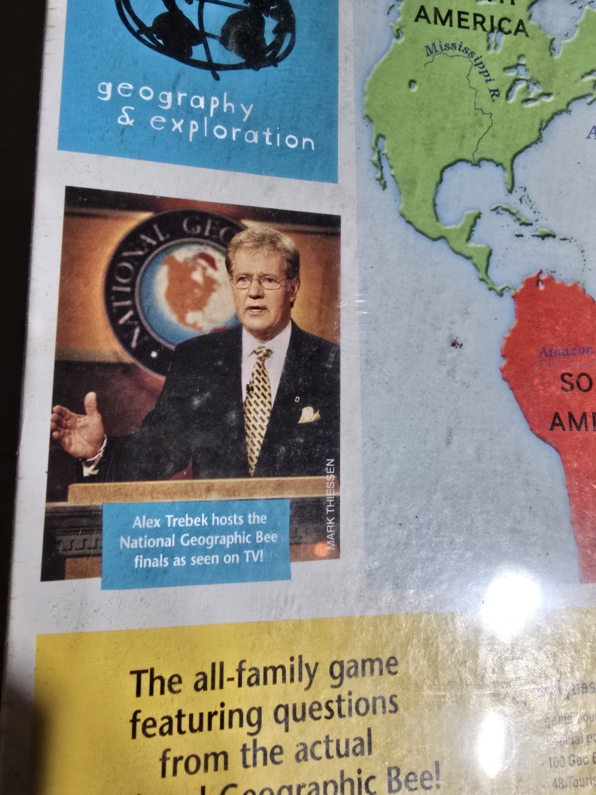National Geographic Geo Bee Challenge Geography Board Game 2002 New And Sealed