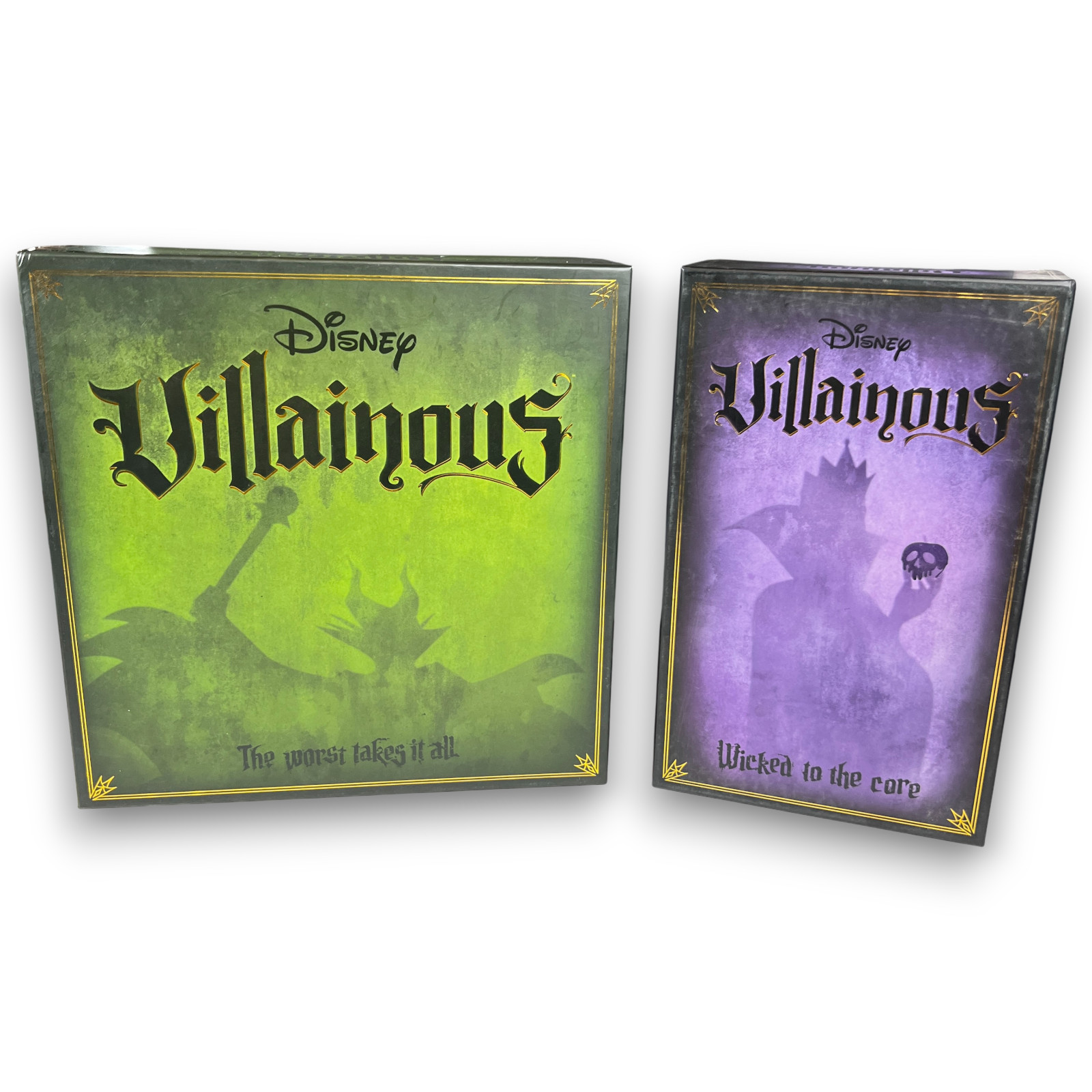 Disney Villainous Game Lot The Worst Takes It All & Wicked to the Core Sealed