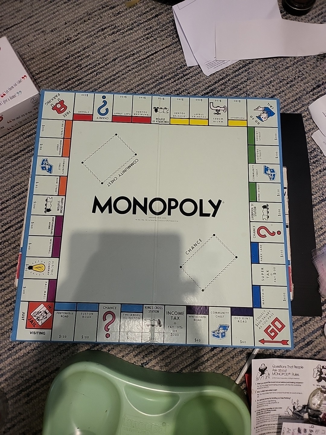 Vintage 1992 Monopoly Board Game Parker Brothers New Zealand Complete
