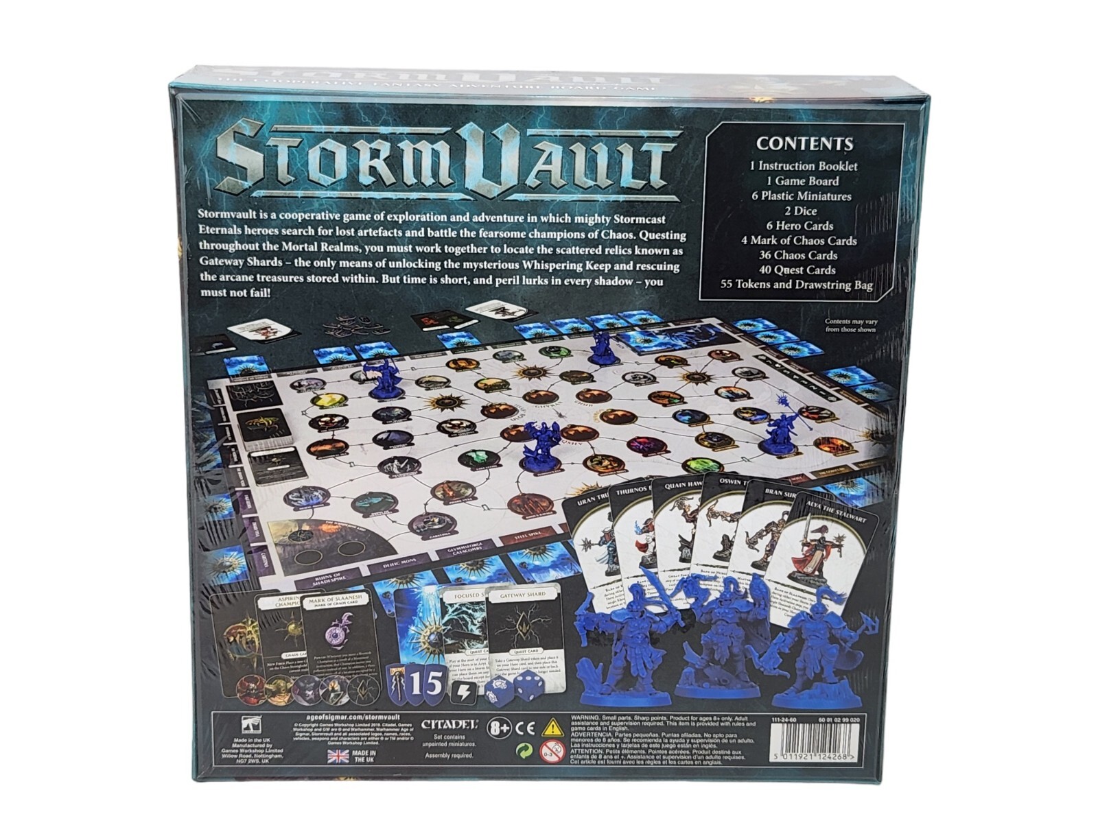 Warhammer Stormvault Age Of Sigmar Fantasy Adventure Board Game ~ Box Defects
