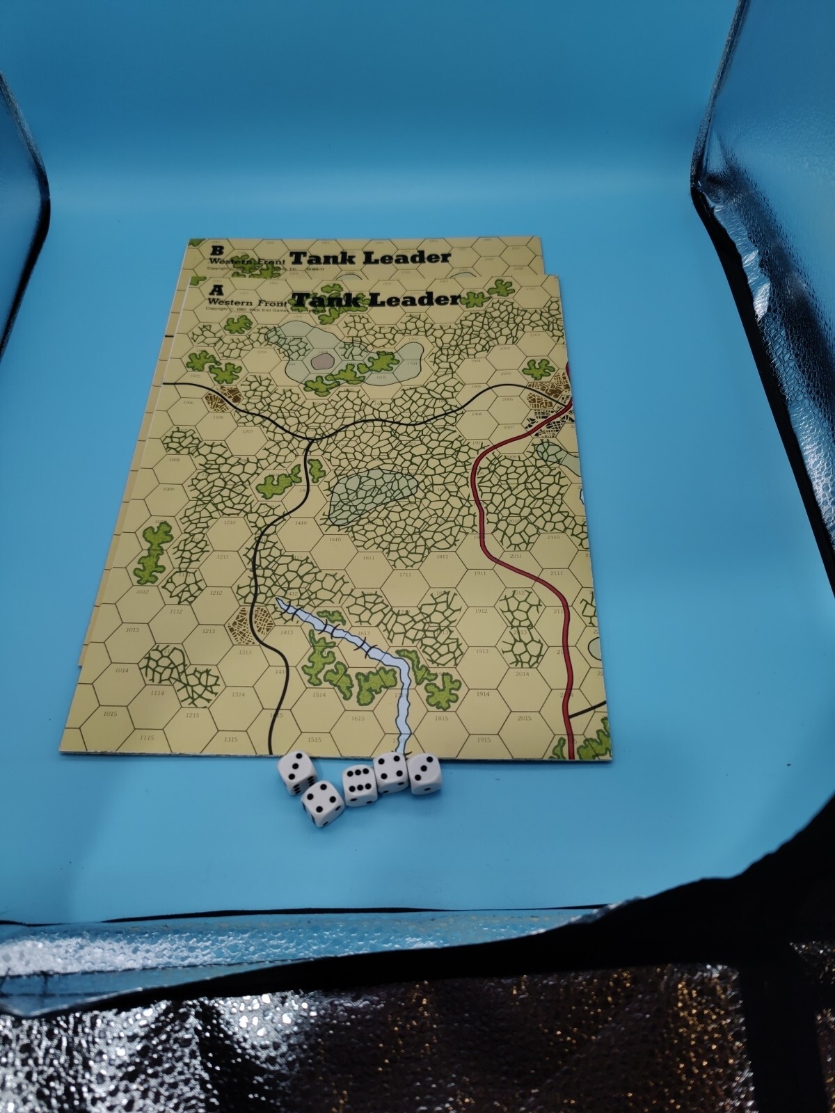 Western Front Tank Leader by West End Games Complete punched counters clipped
