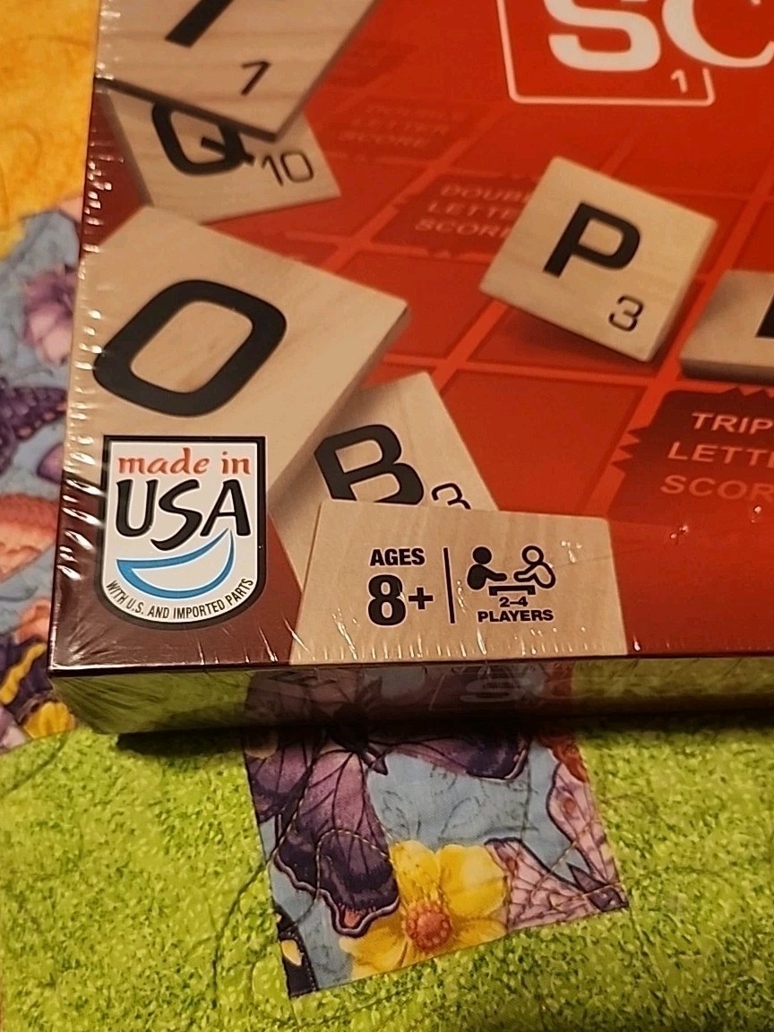 Hasbro Classic Scrabble Board Game for Kids Family Multi-Player Fun New Sealed