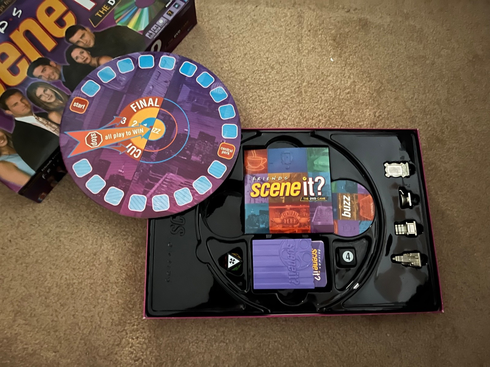 Friends Scene It? DVD Game by Mattel – 2005 – Complete but no instruction sheet