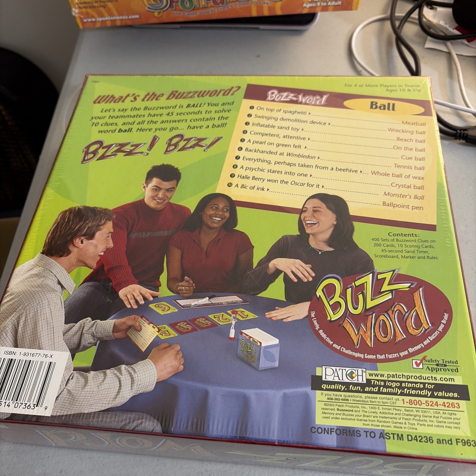 Vintage Buzz Word Game by Patch Products 2003 Edition – Factory Sealed