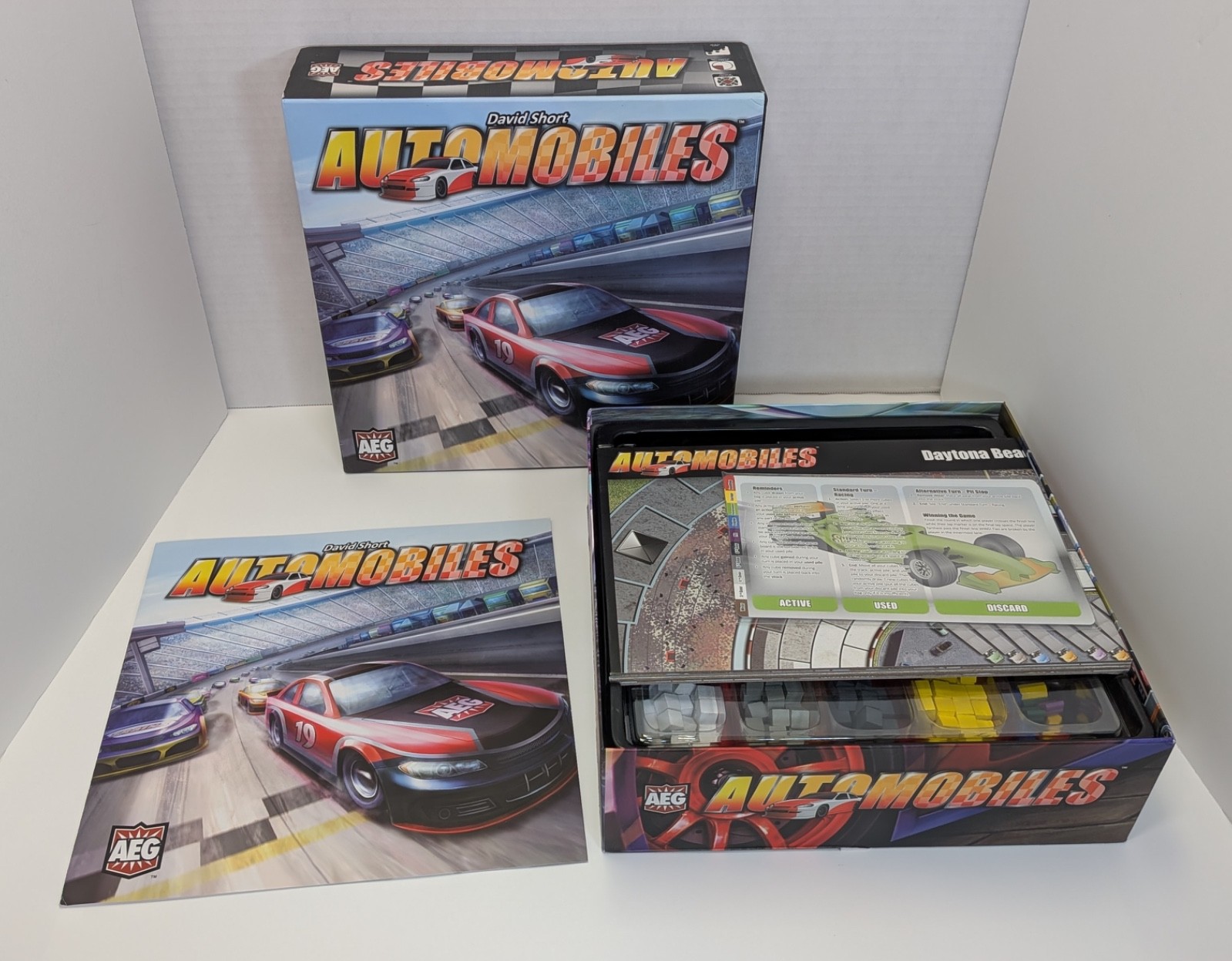 Automobiles Board Game AEG Alderac Entertainment Group 2015 Open Box Unplayed